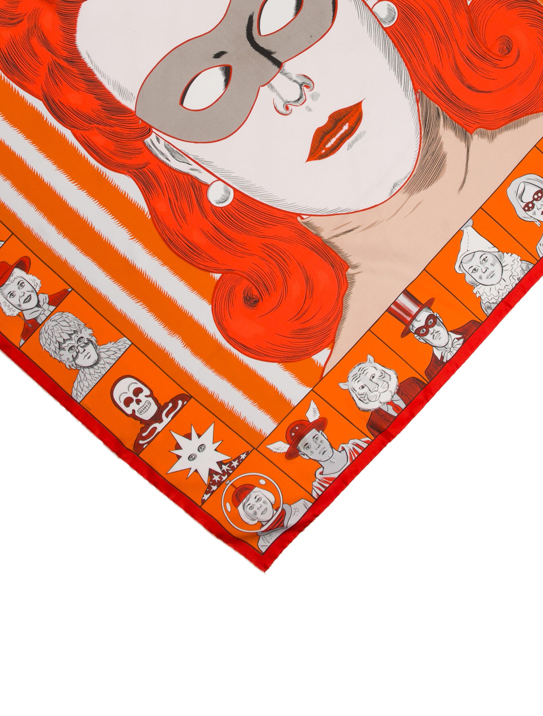 Hermès Dress Code Double Face Silk Scarf