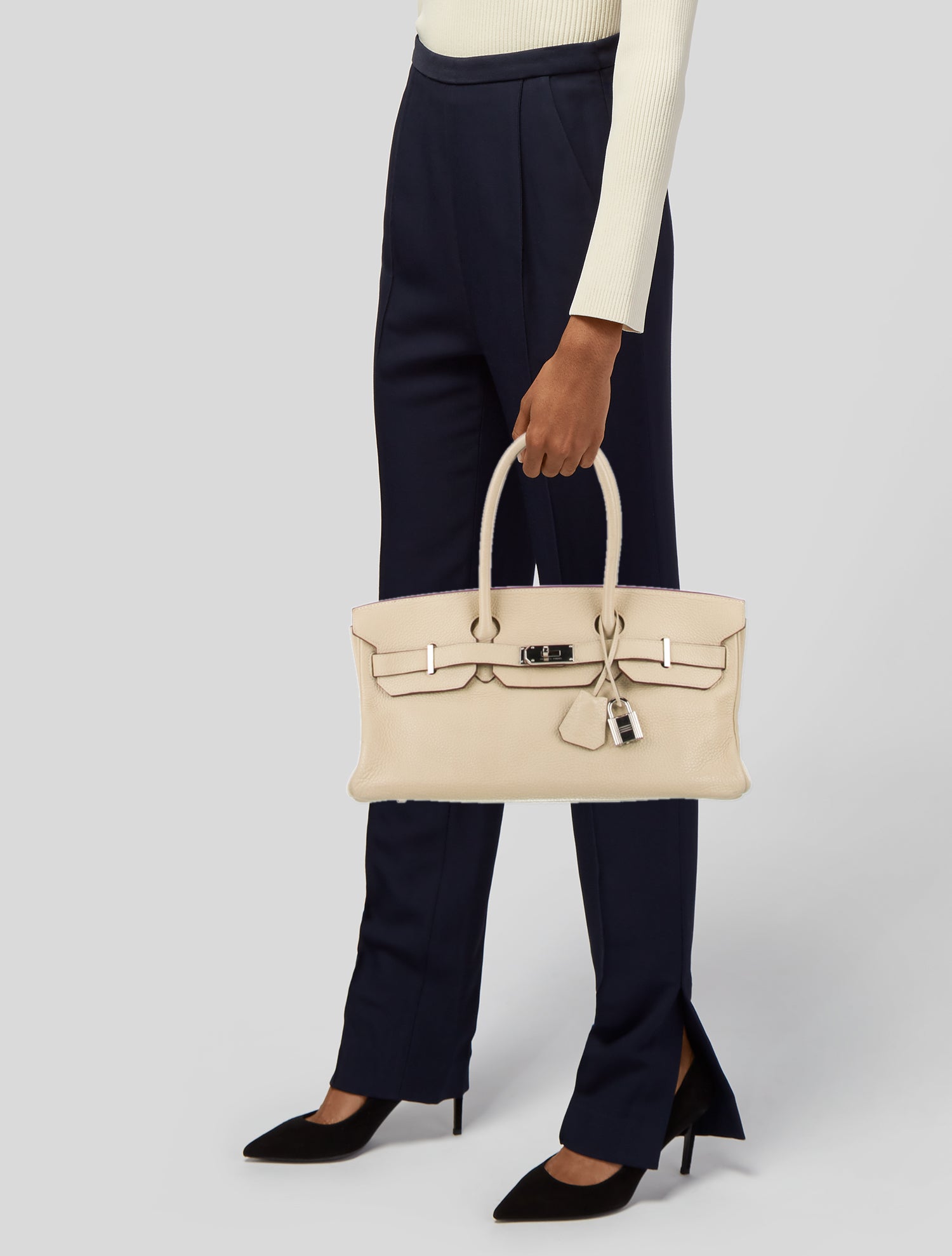 Hermès Clemence JPG Shoulder Birkin 42