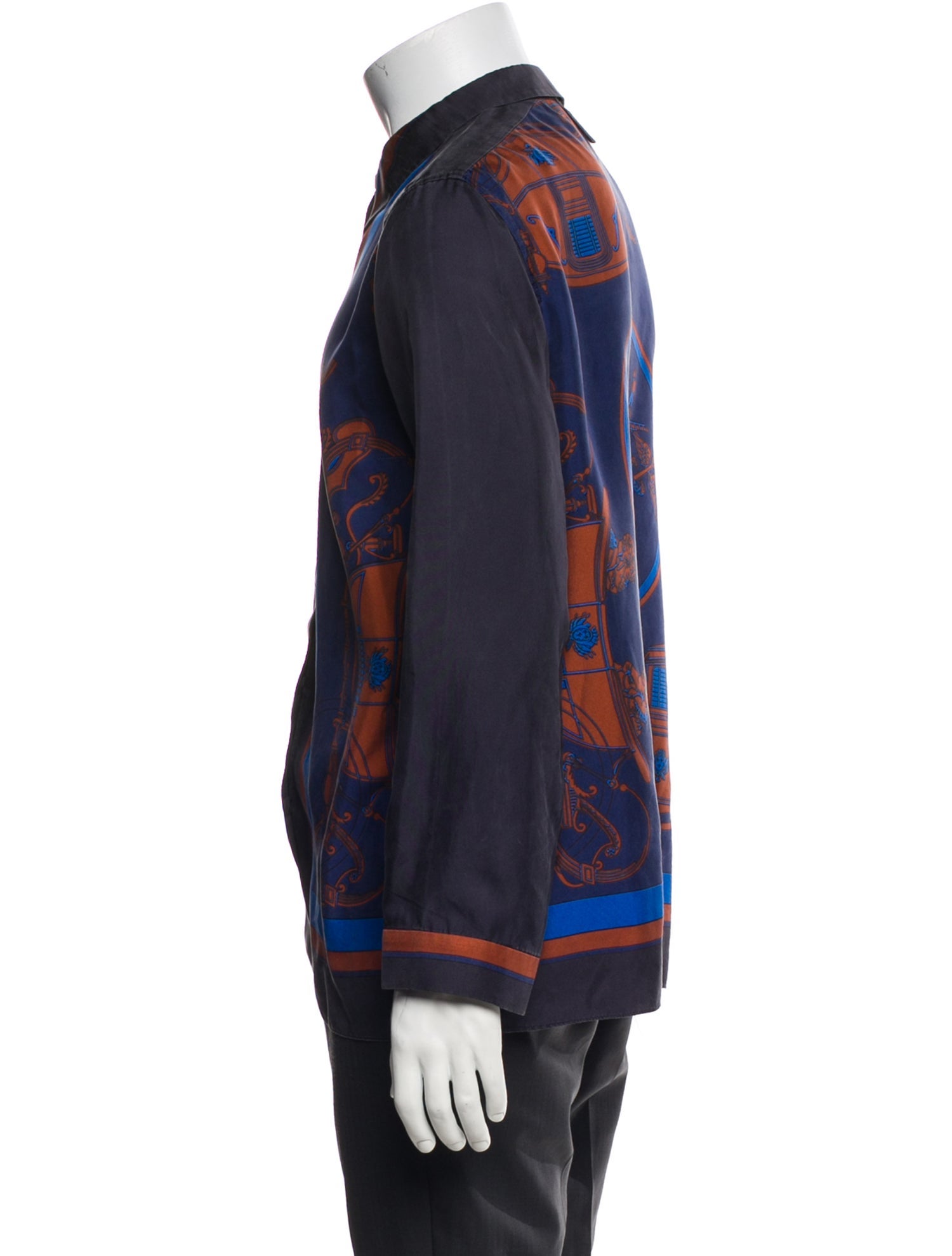 Hermès Silk Printed Shirt