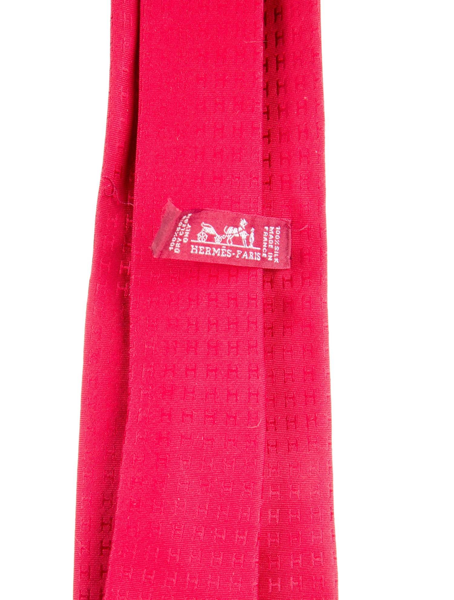 Hermès Silk Pattern Tie