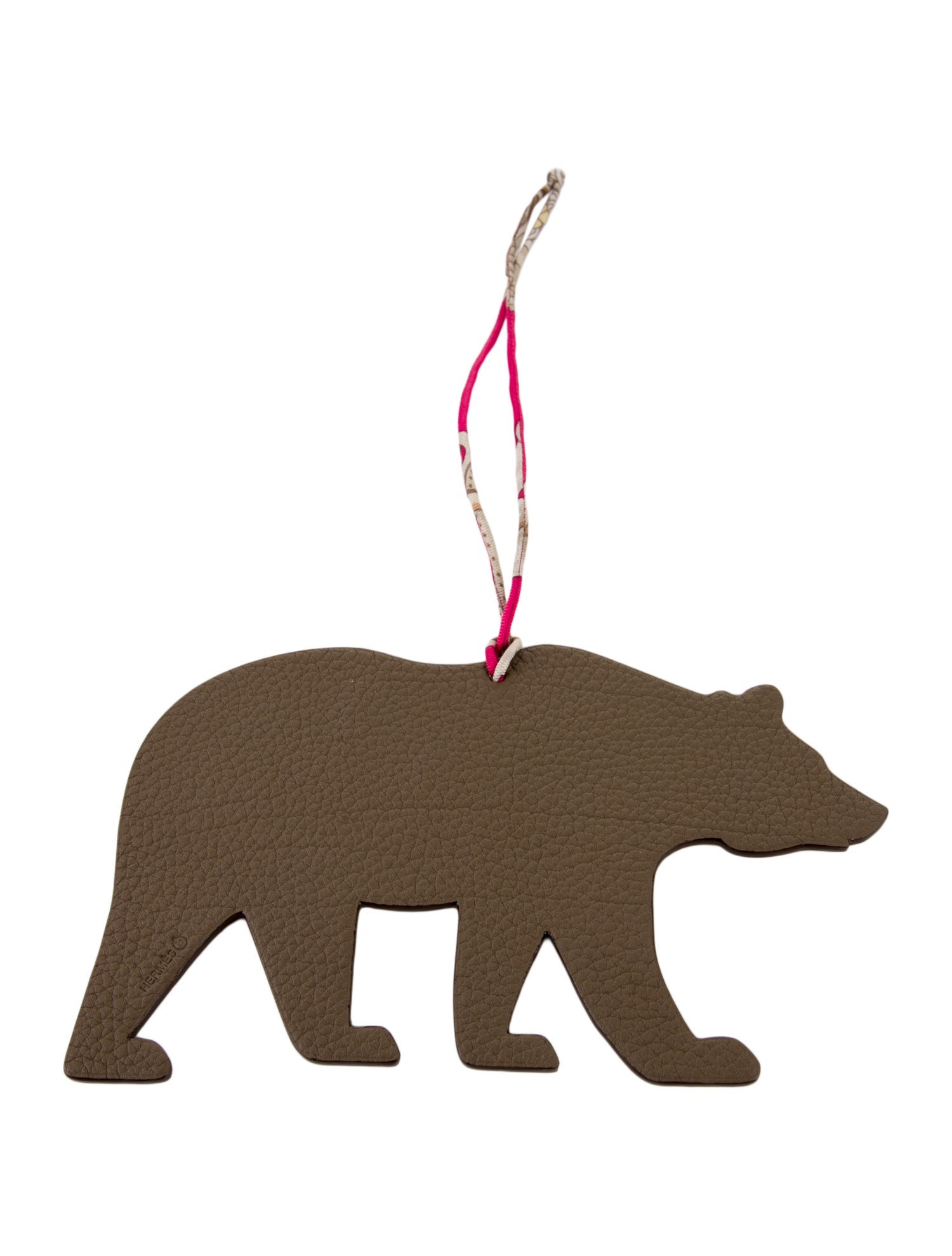 Hermès Petit H Bear Bag Charm