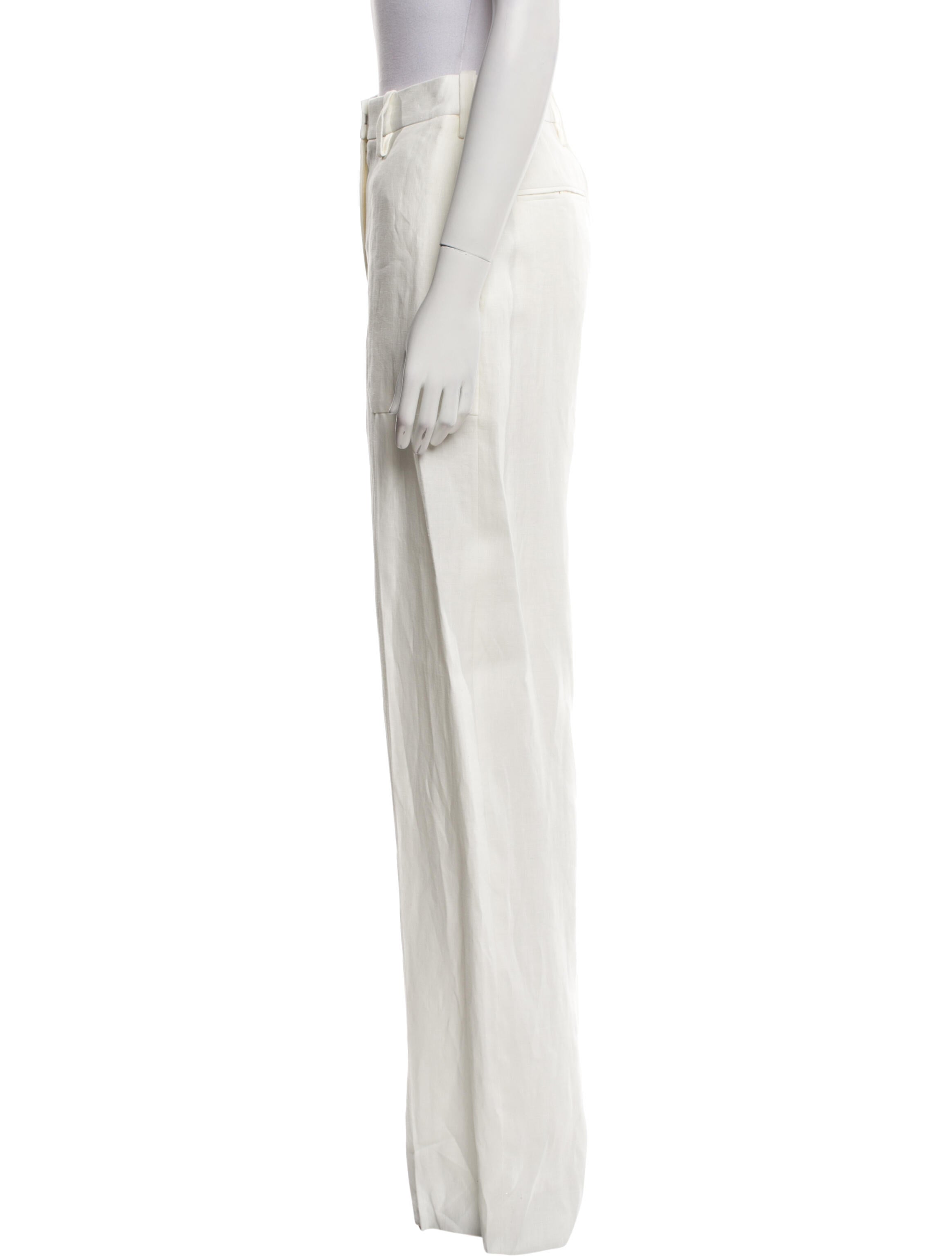 Hermès Linen Wide Leg Pants