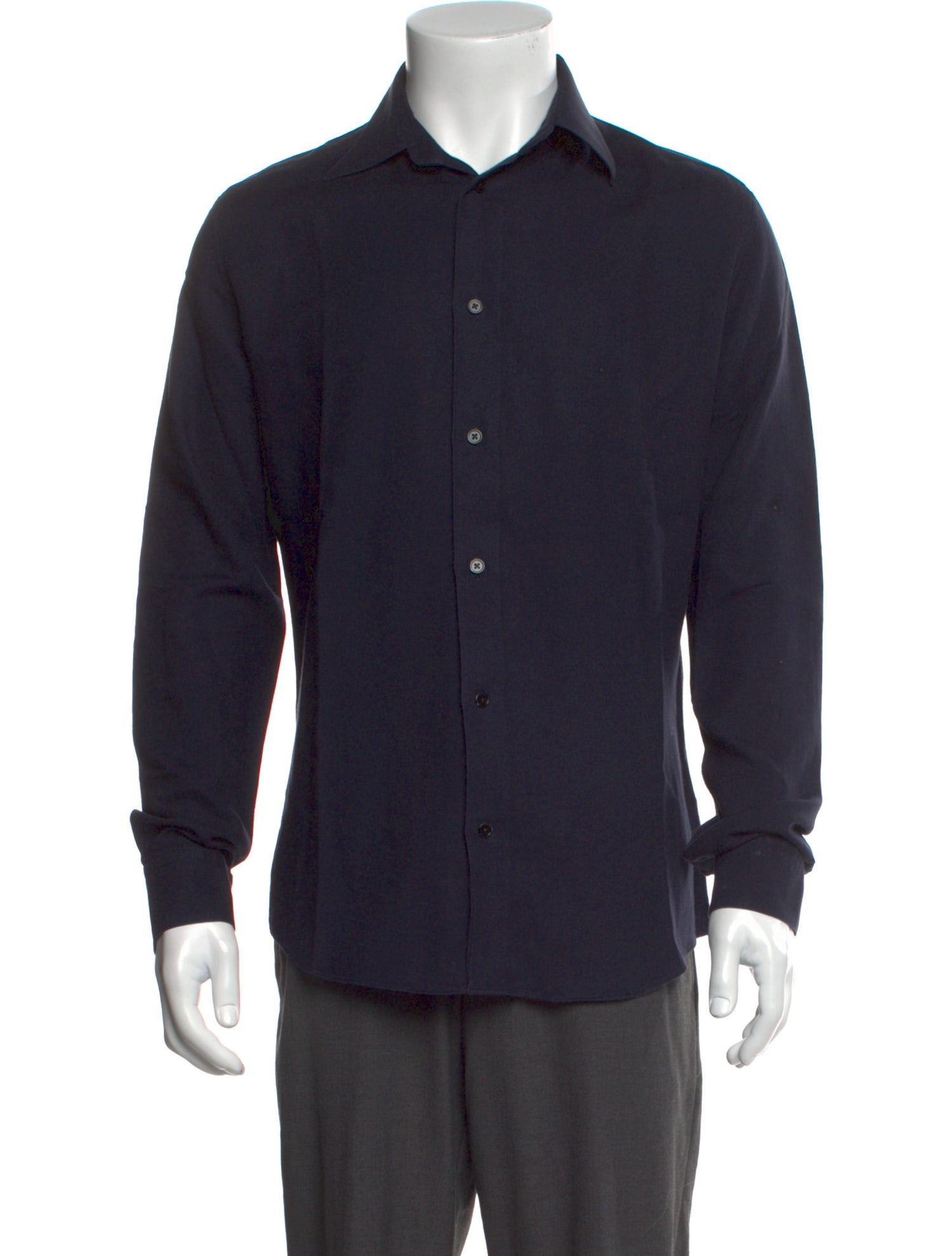 Hermès Long Sleeve Dress Shirt