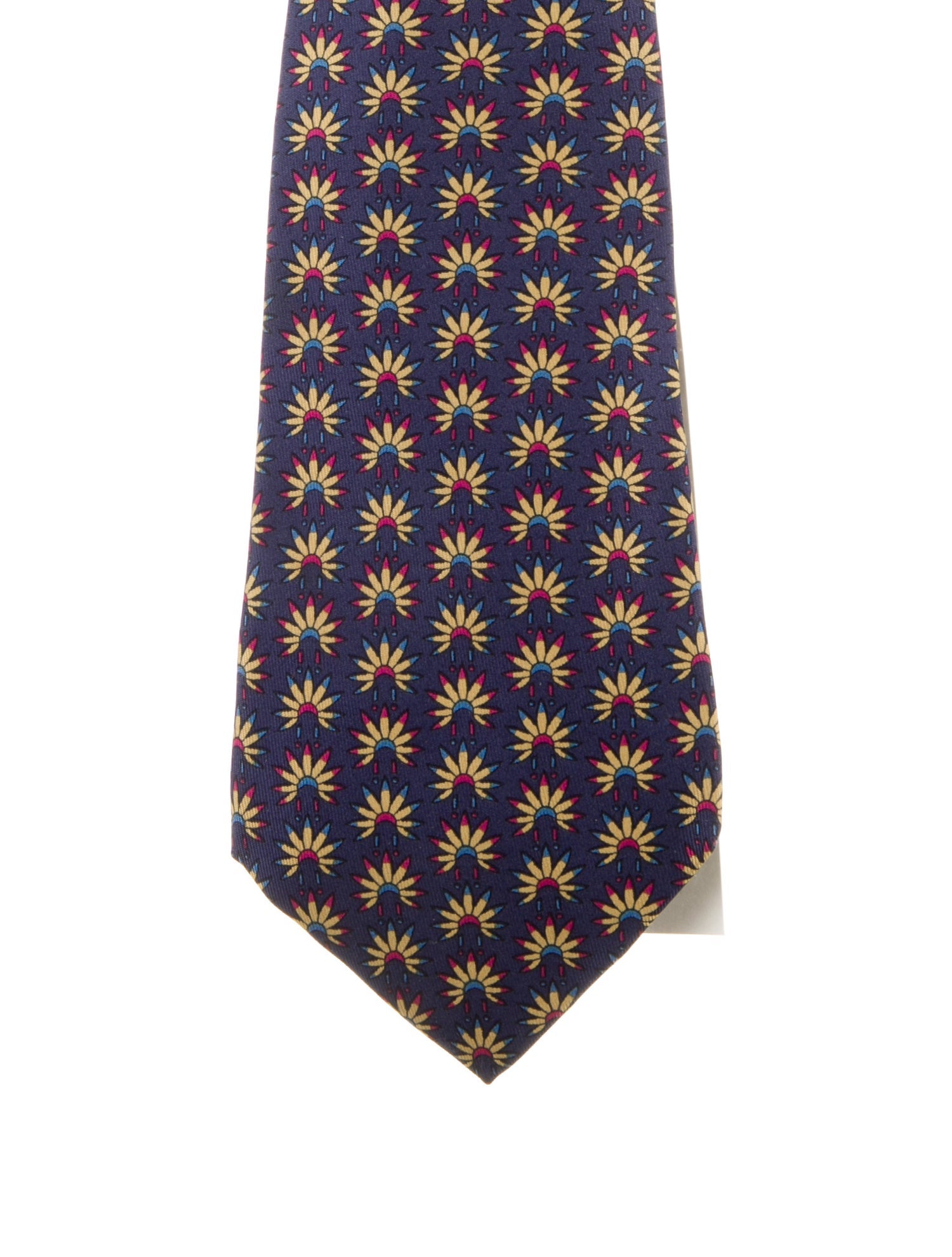 Hermès Silk Pattern Tie