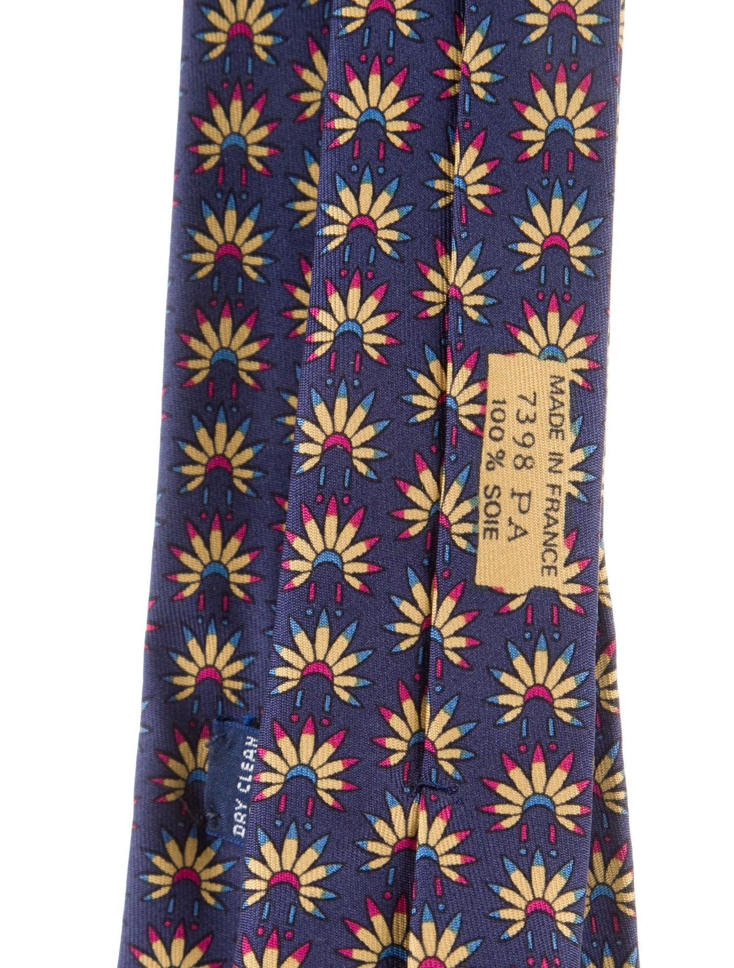 Hermès Silk Pattern Tie