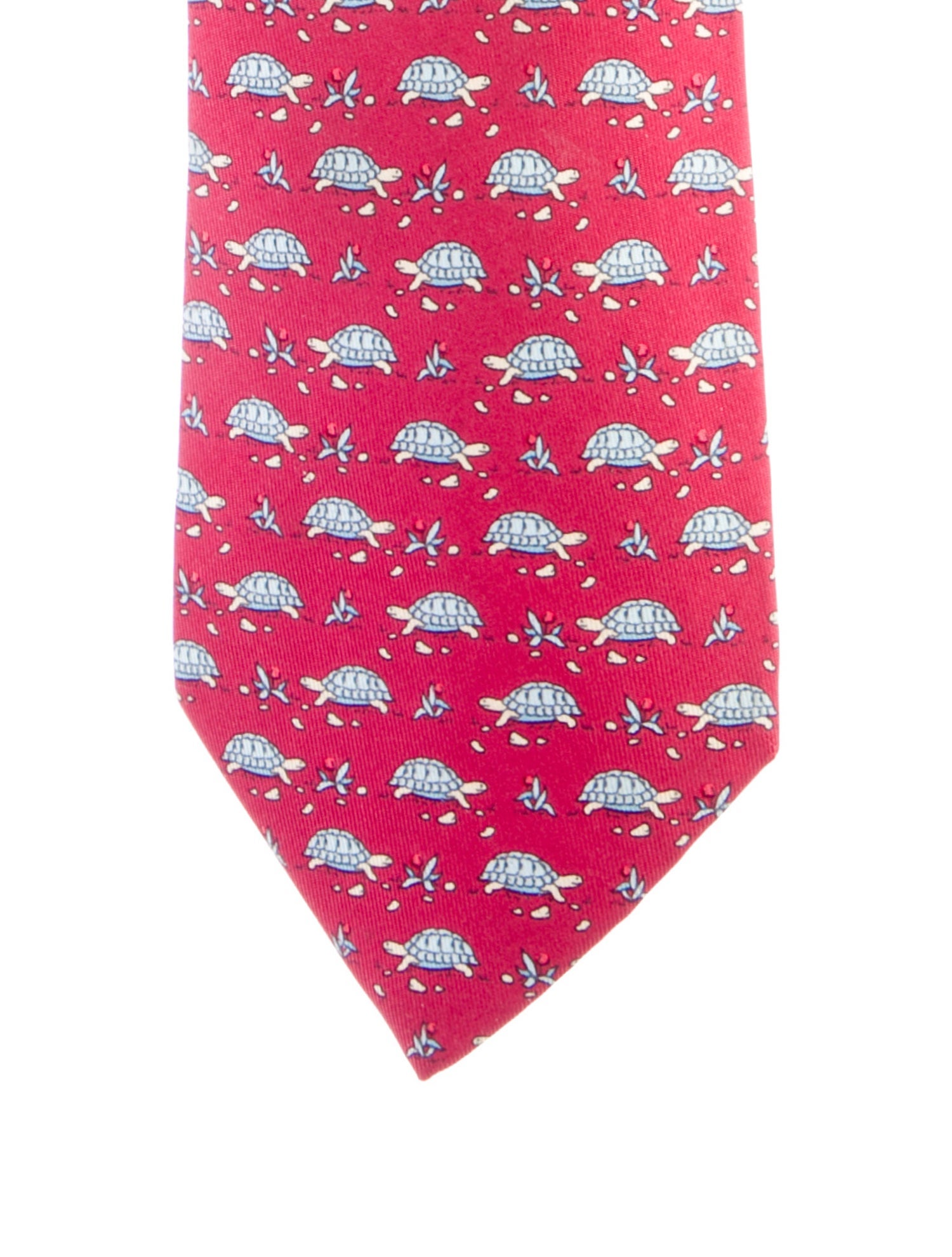 Hermès Hermès Turtle Silk Necktie