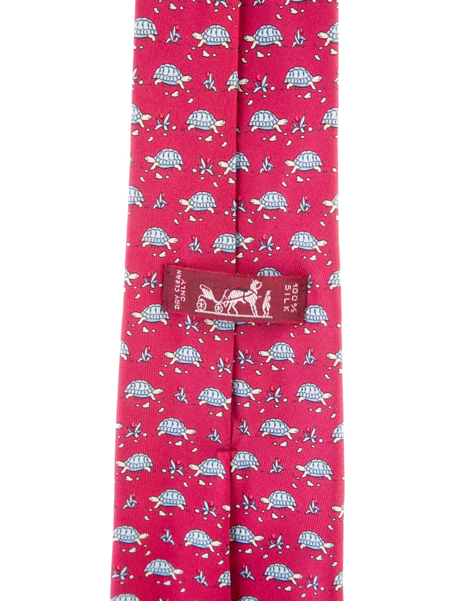 Hermès Hermès Turtle Silk Necktie