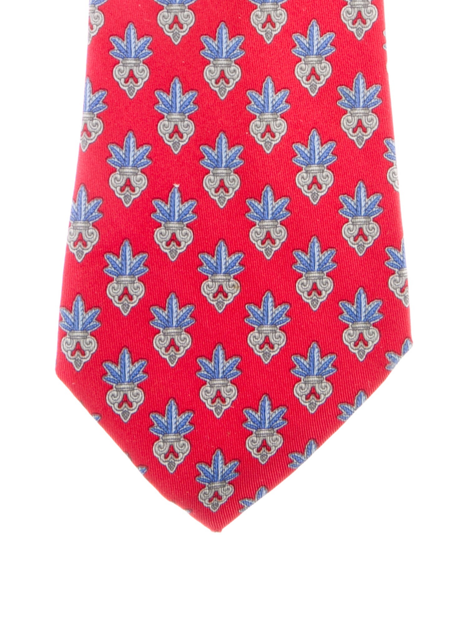Hermès Hermès Red Silk Necktie
