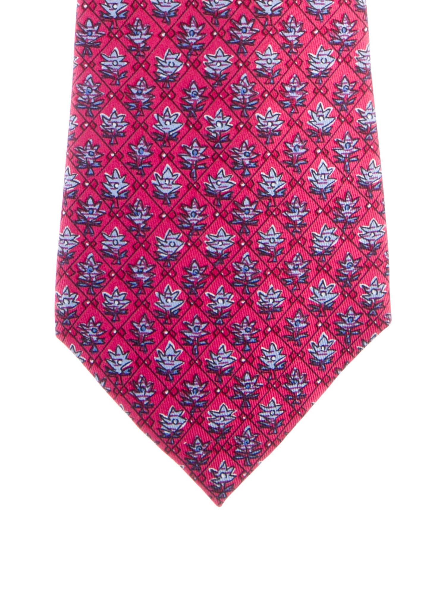 Hermès Hermès Pattern Silk Necktie
