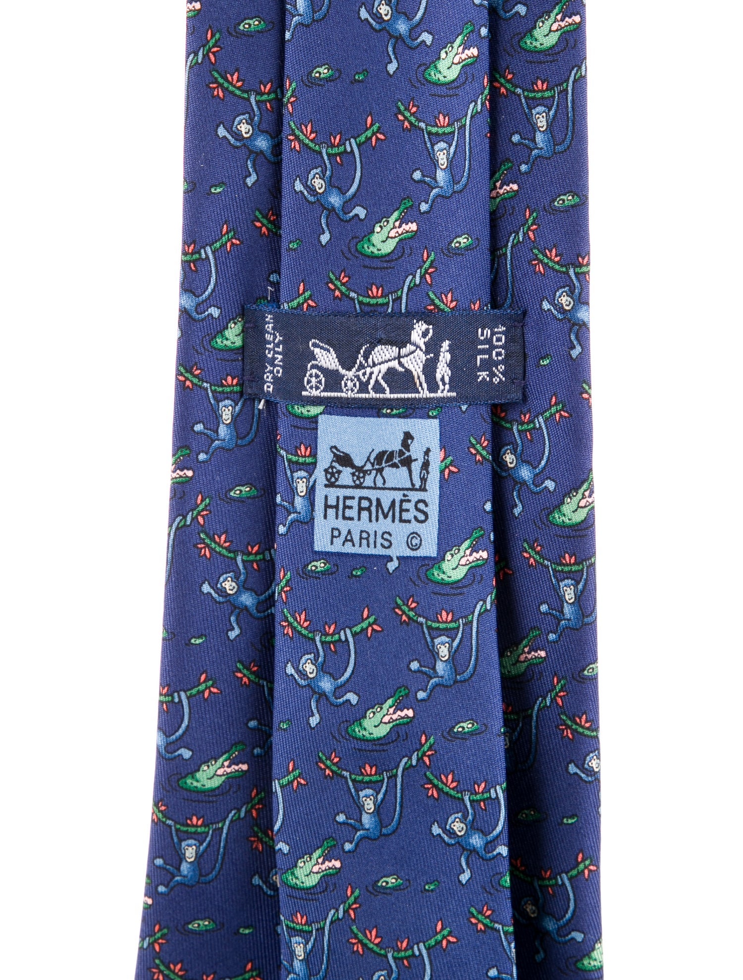 Hermès Silk pattern tie