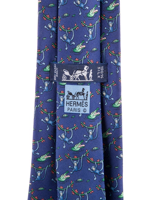 Hermès Silk pattern tie