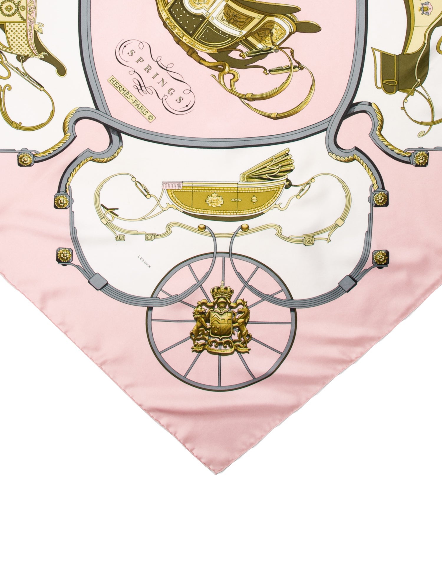 Hermès Springs Silk Scarf