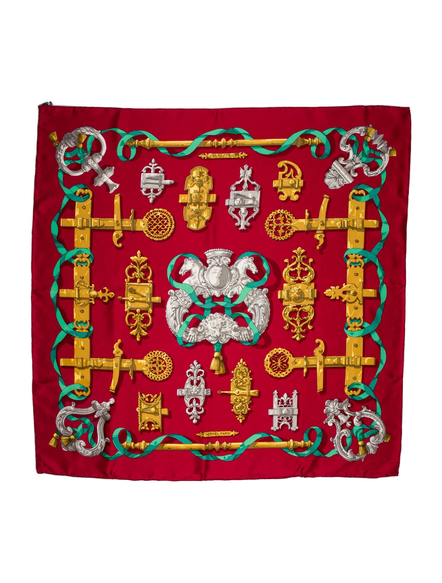 Hermès Ferronnerie Silk Scarf