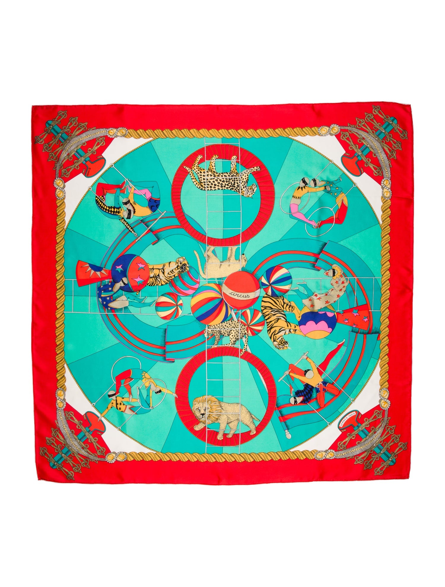 Hermès Circus Silk Scarf