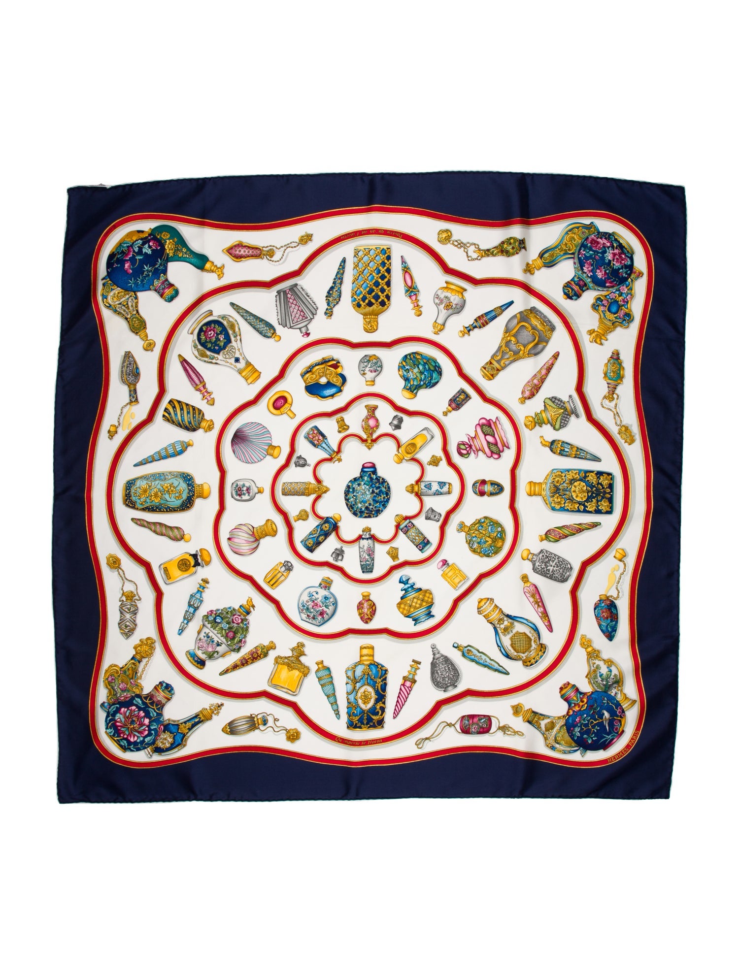Hermès Qu Importe Le Flacon Silk Scarf