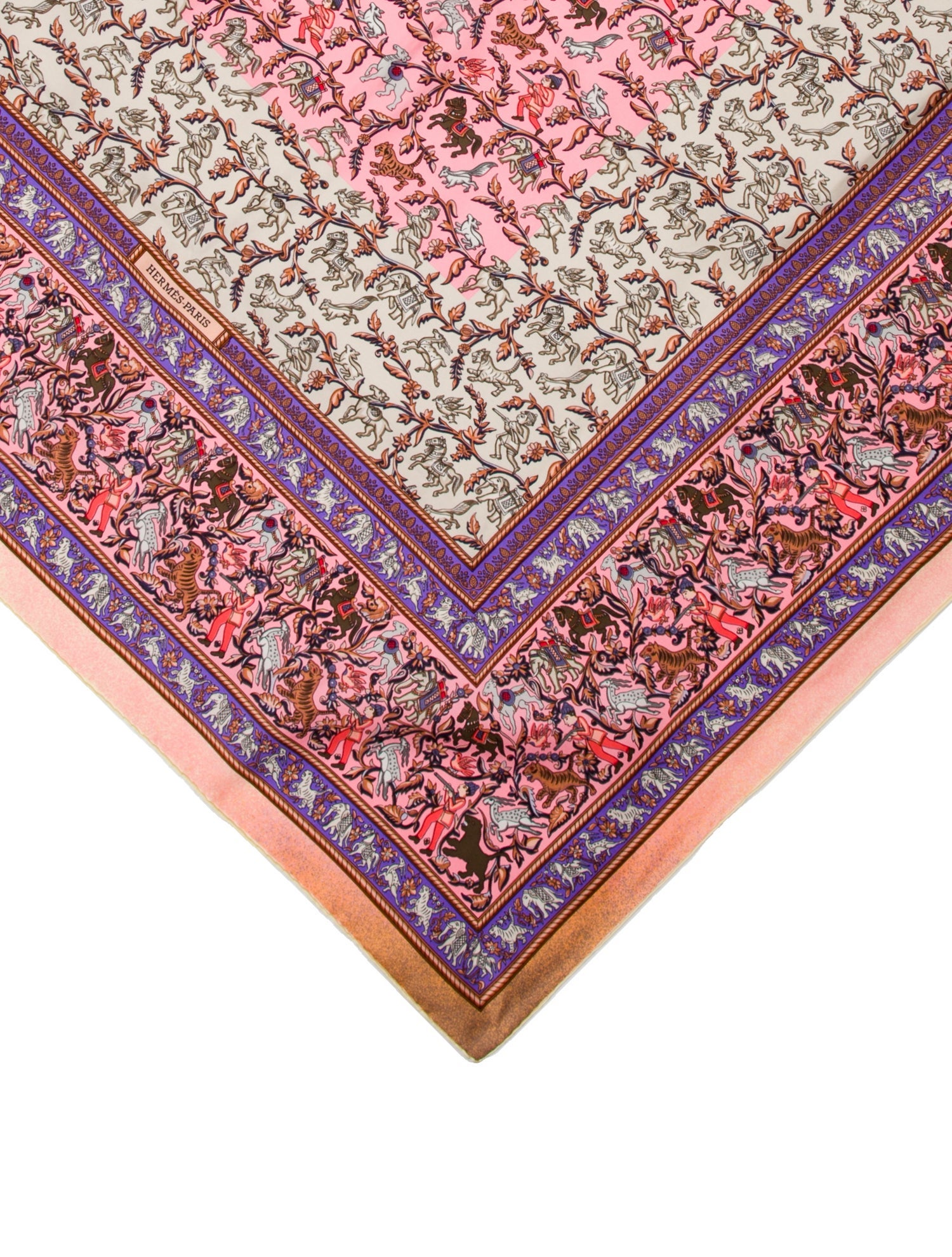 Hermès Chasse En Inde Silk Scarf
