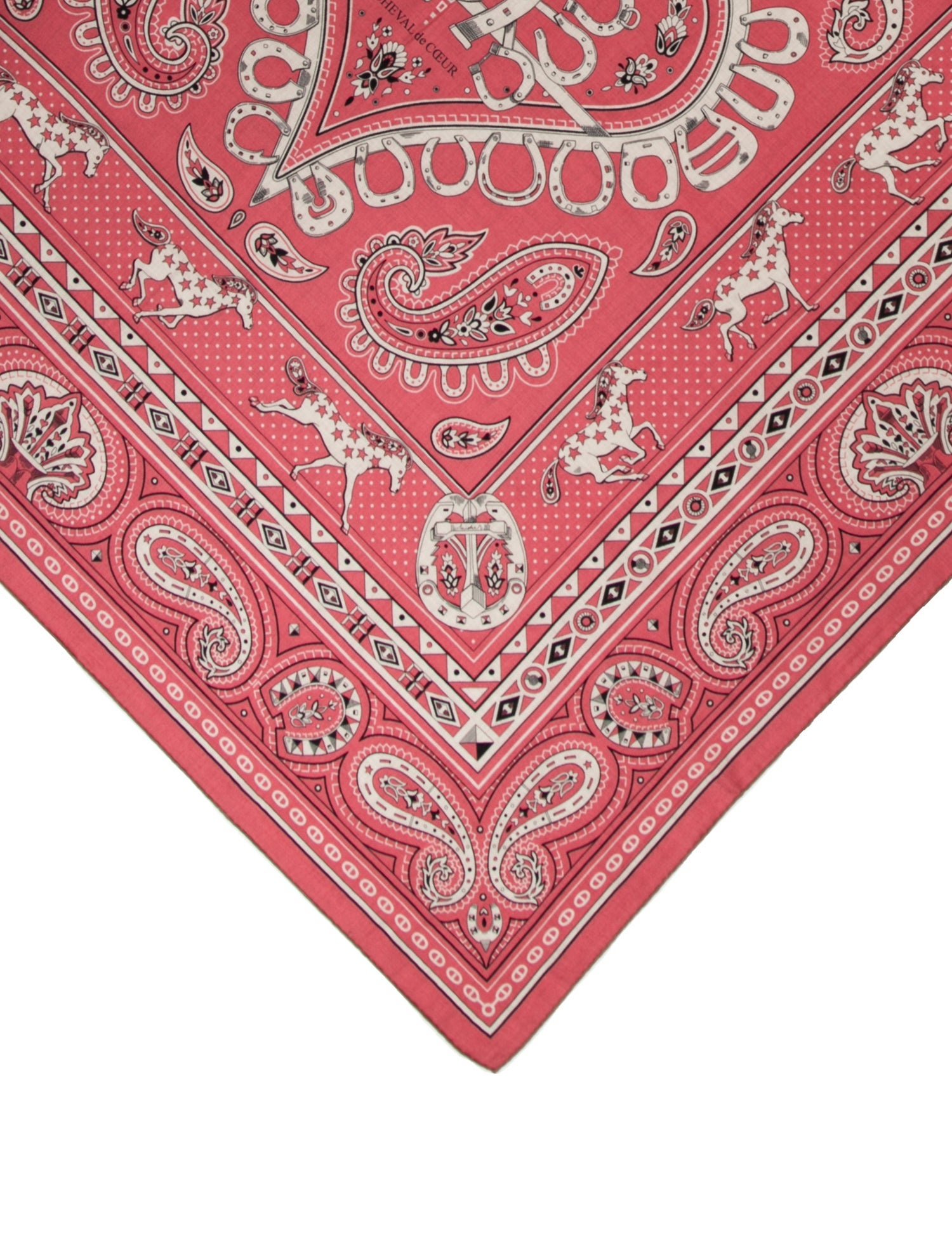 Hermès Cheval De Coeur Cashmere Shawl