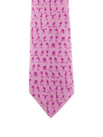 Hermès Patterned Tie.