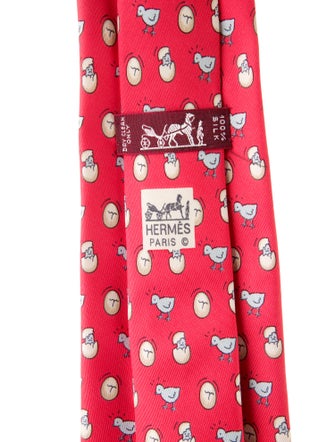Hermès Silk pattern tie