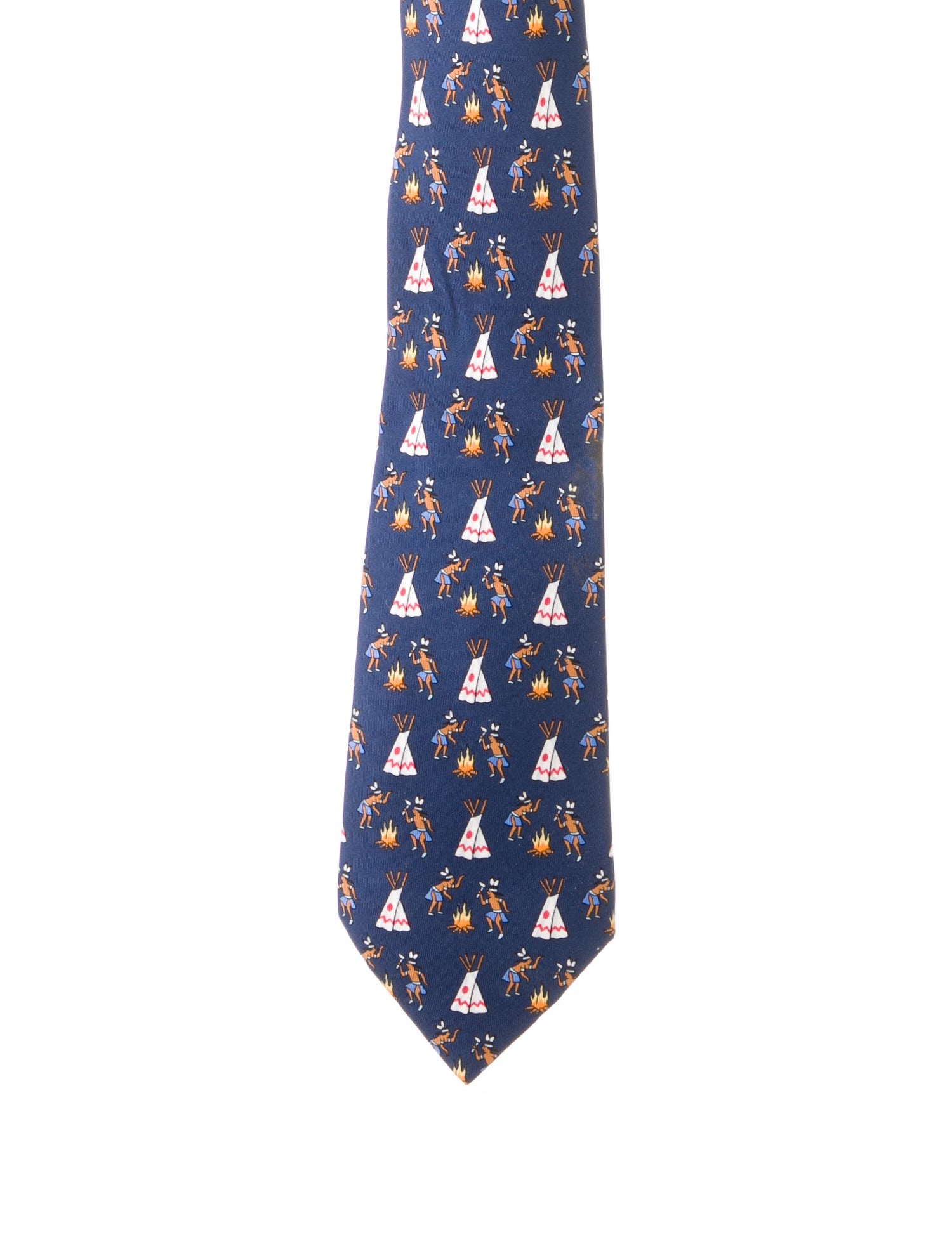 Hermès Silk pattern tie