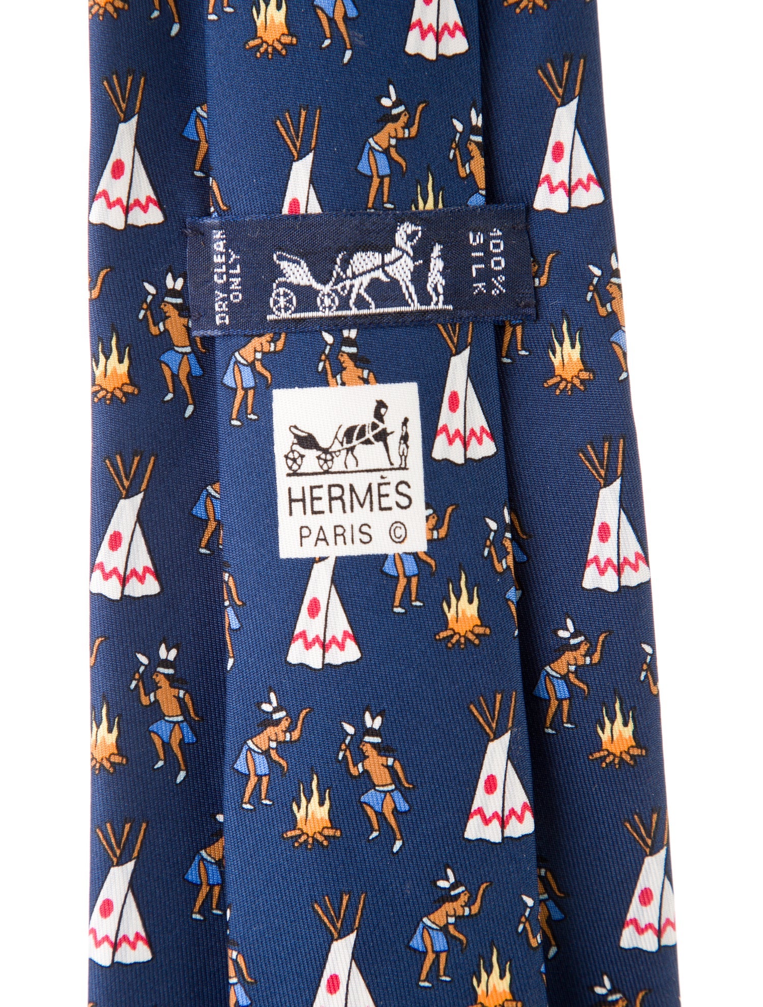 Hermès Silk pattern tie