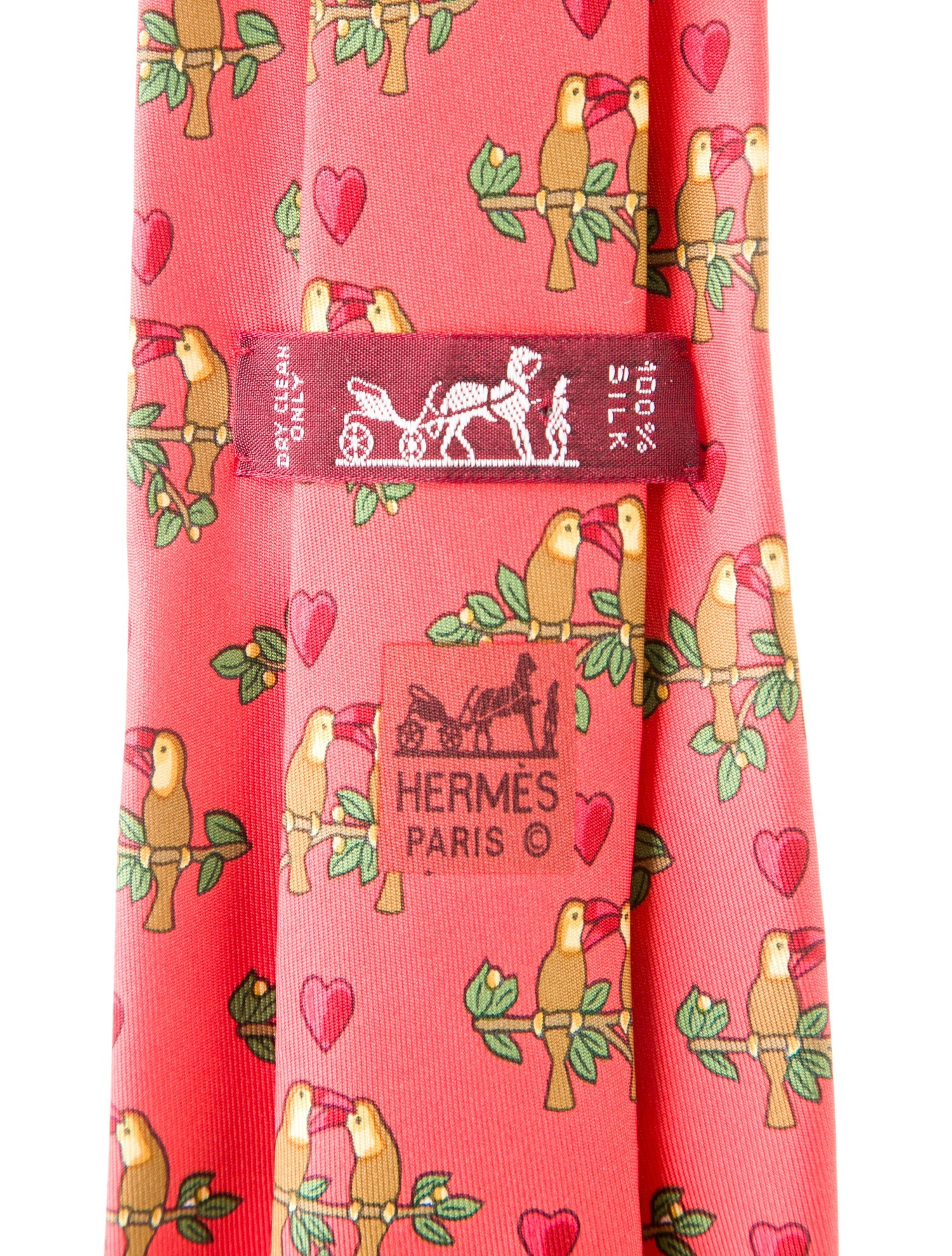Hermès SIlk pattern tie