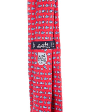 Hermès Silk pattern tie