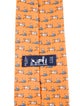 Hermès pattern silk tie