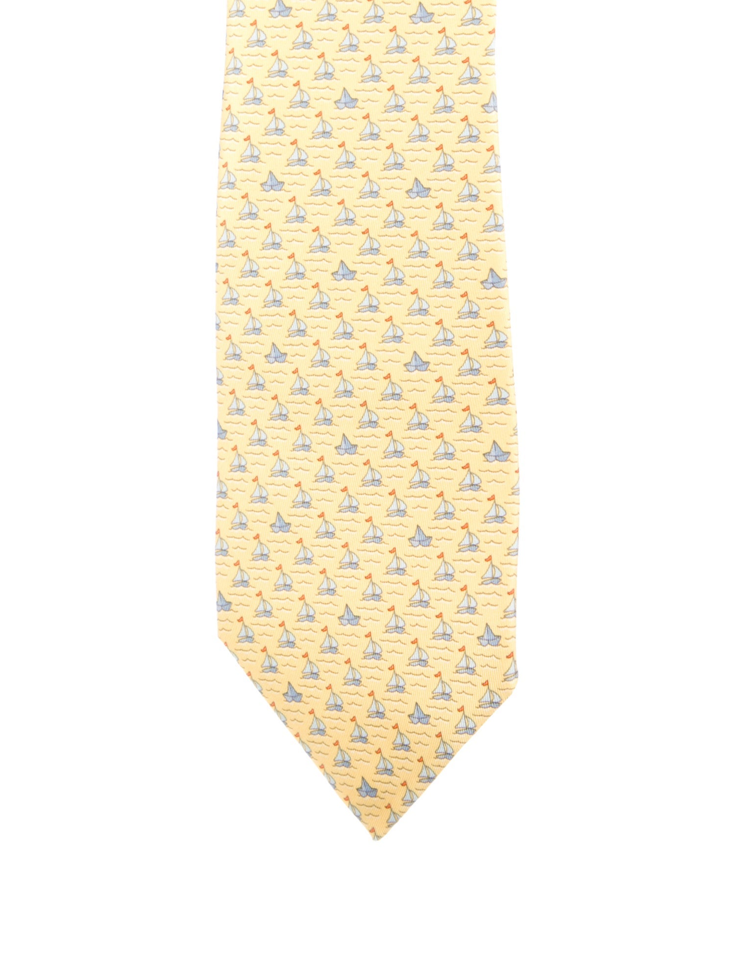 Hermès pattern silk tie