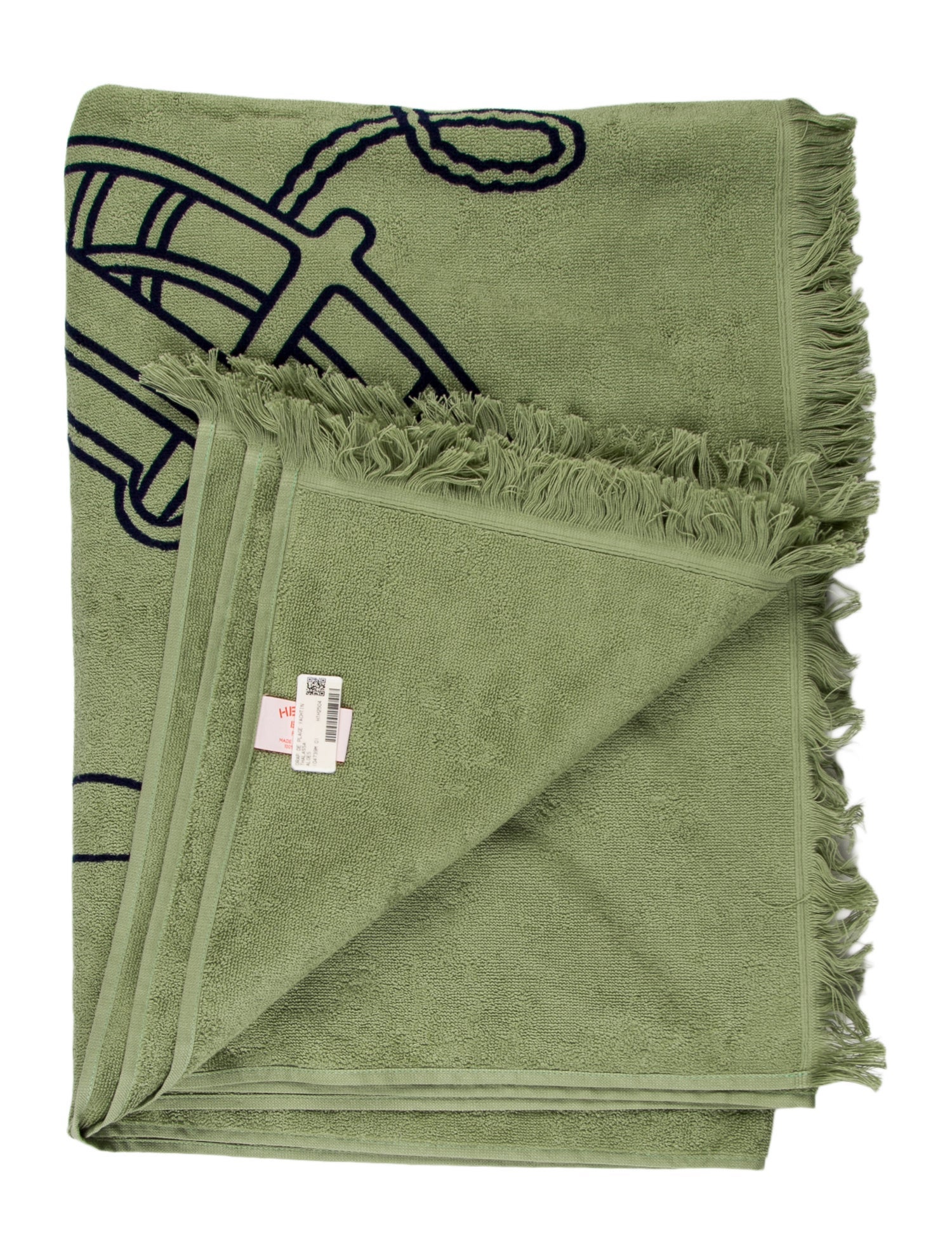 Hermès Small Tatoo Thalassa Yachting Beach Towel w/ Tags