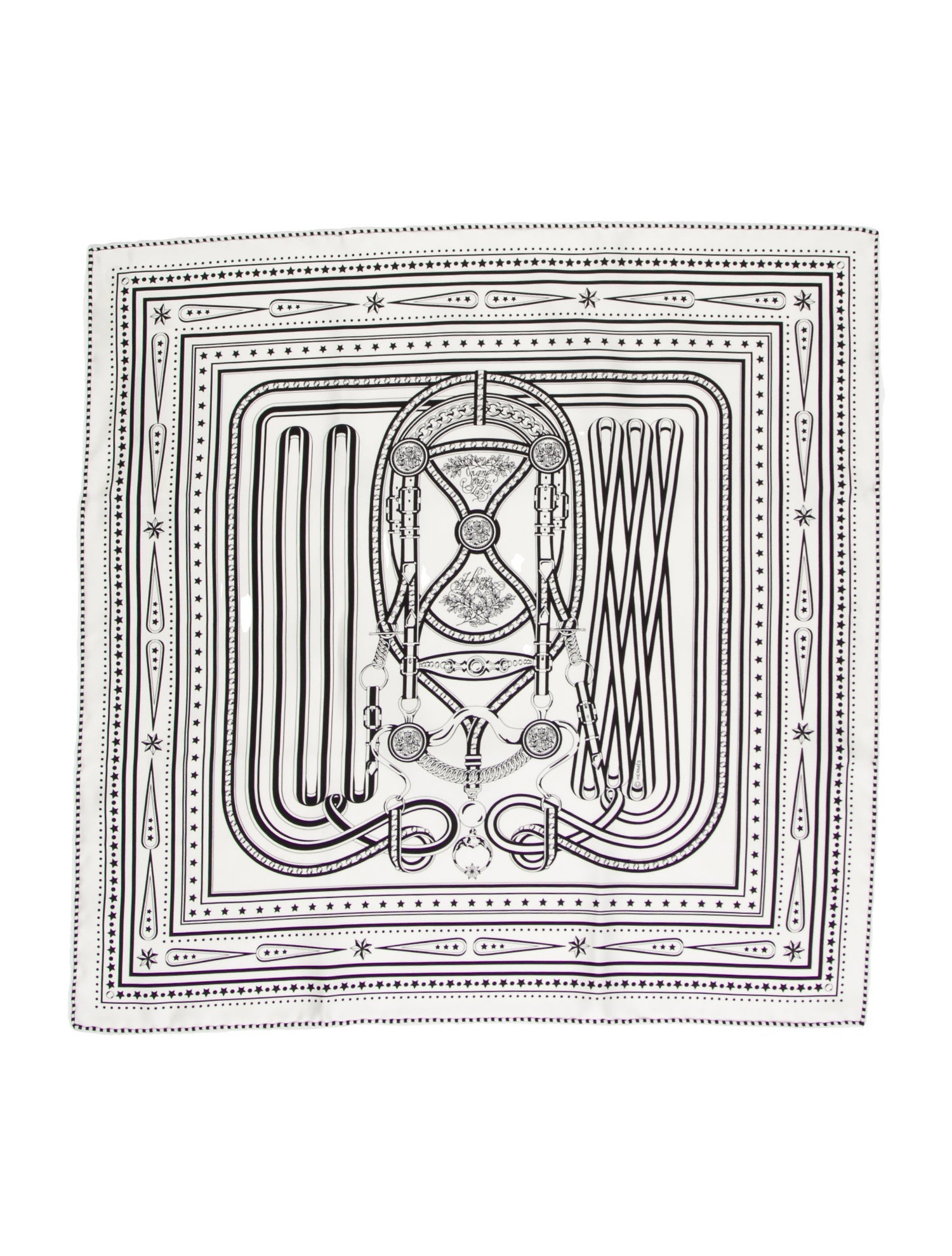 Hermès Grand Tralala Bandana Silk Scarf w/ Tags