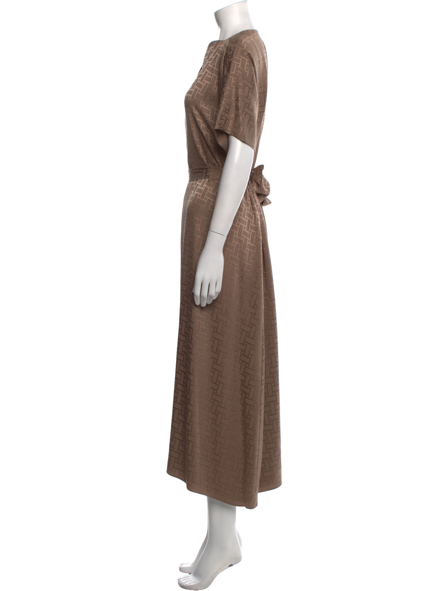 Hermès Silk Long Dress