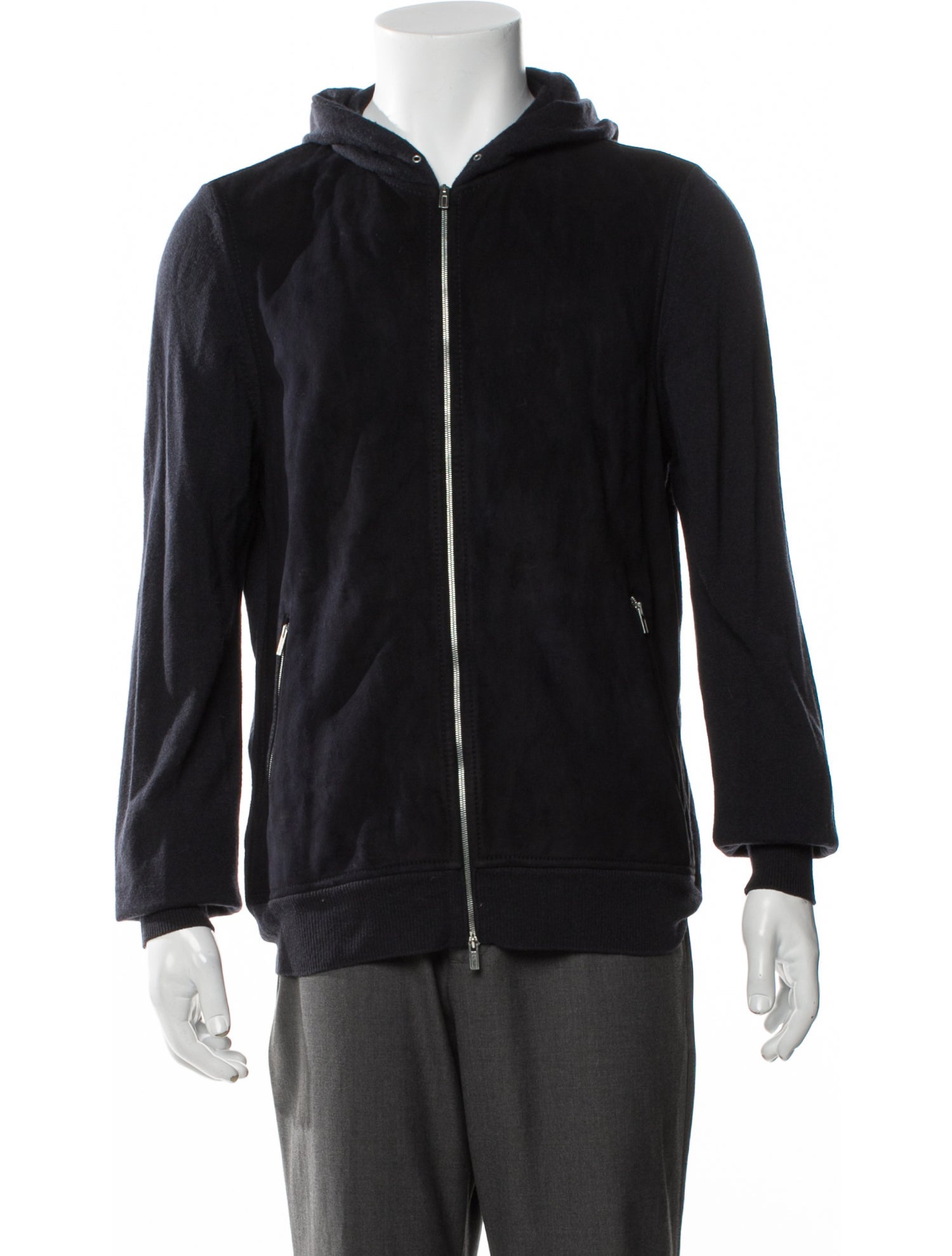 Hermès Cashmere V-Neck Hoodie