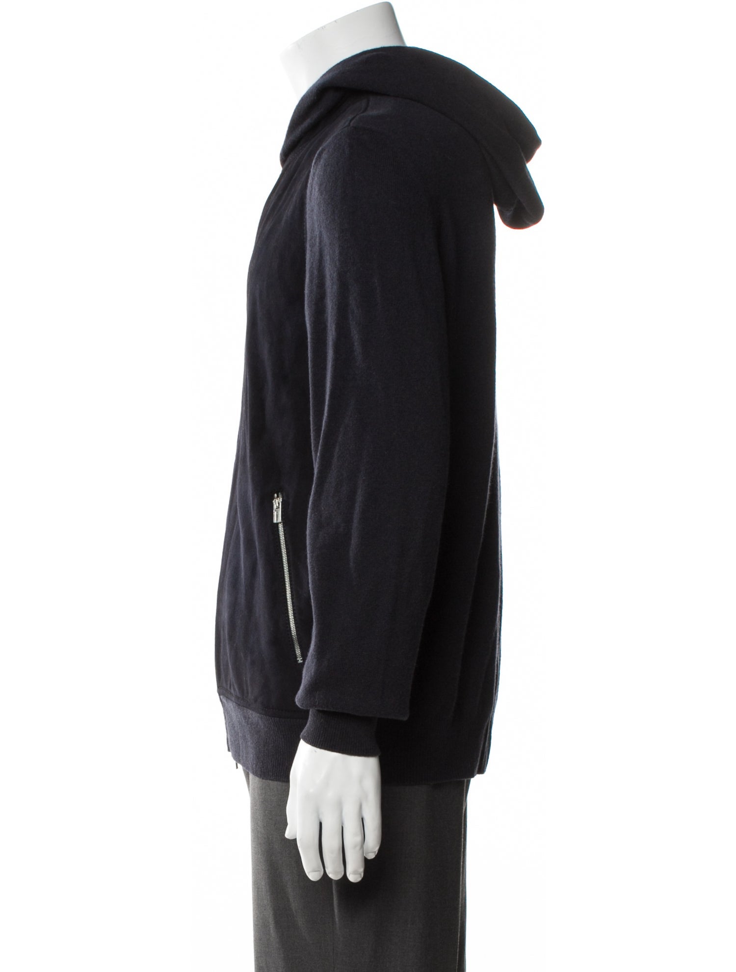 Hermès Cashmere V-Neck Hoodie