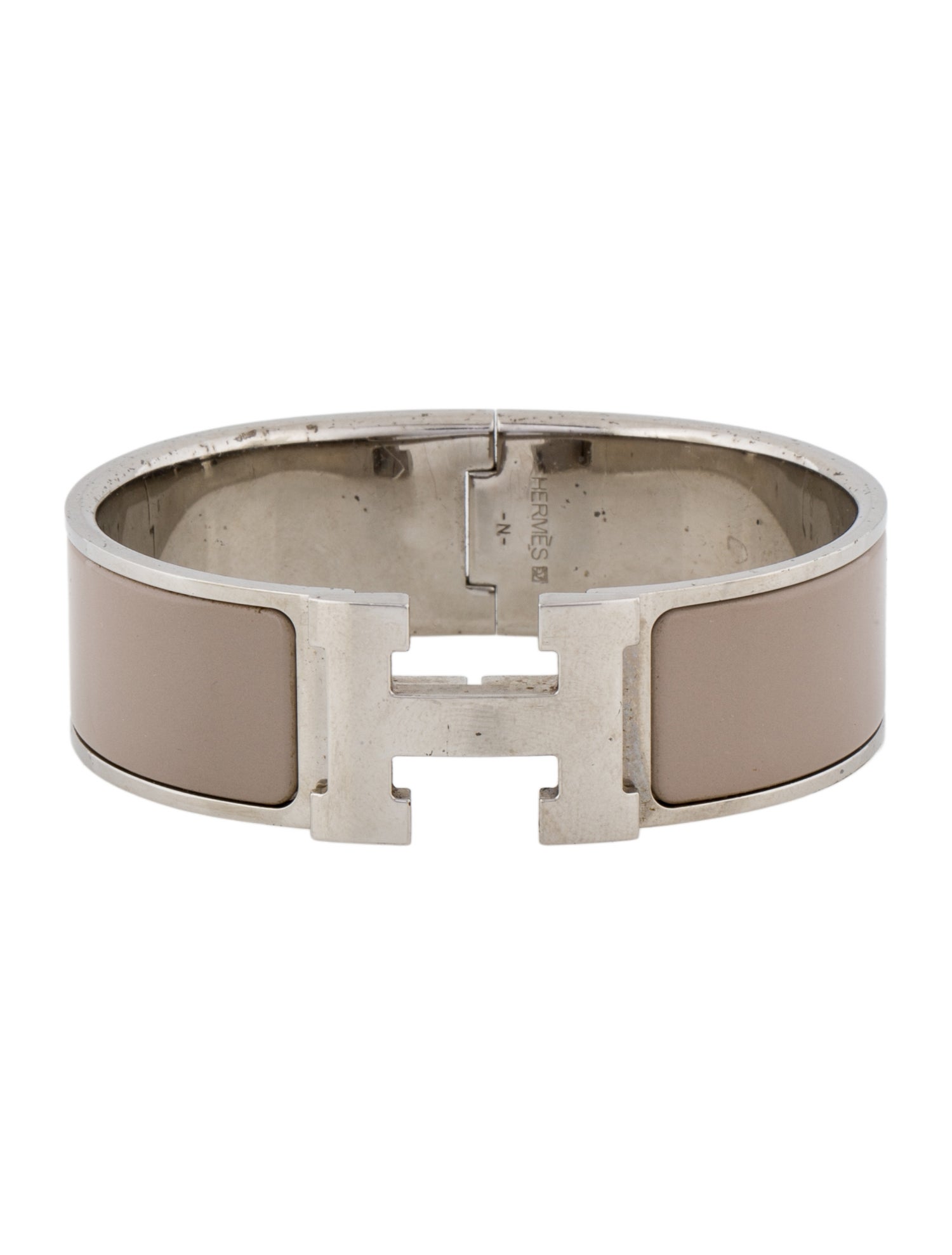 Hermès Clic Clac H Enamel Bangle Bracelet