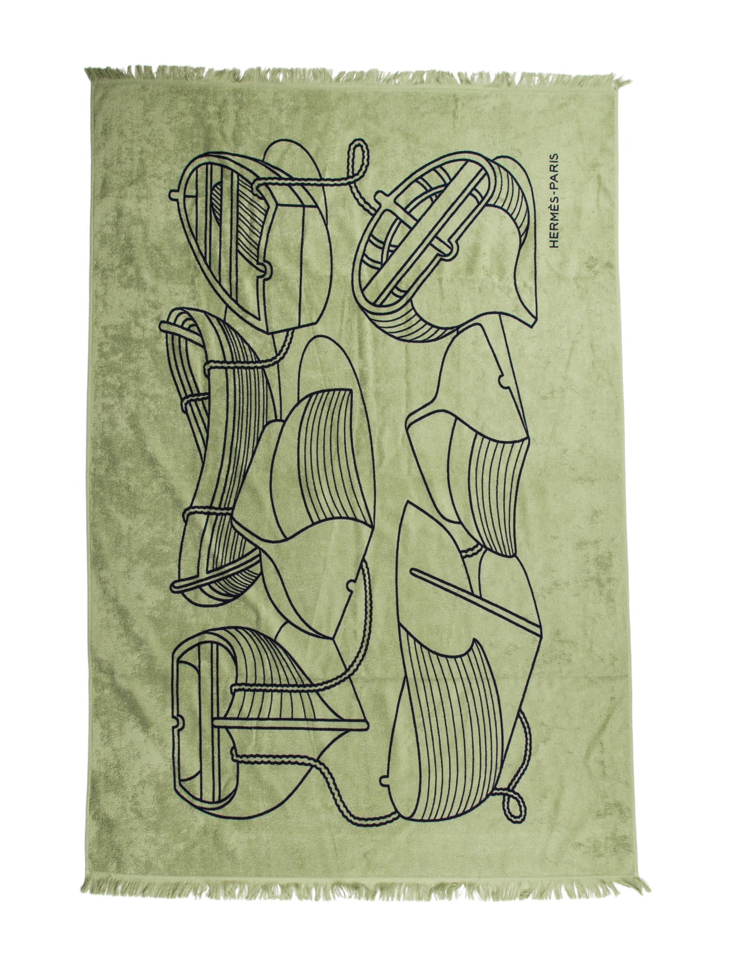 Hermès Small Tatoo Thalassa Yachting Beach Towel