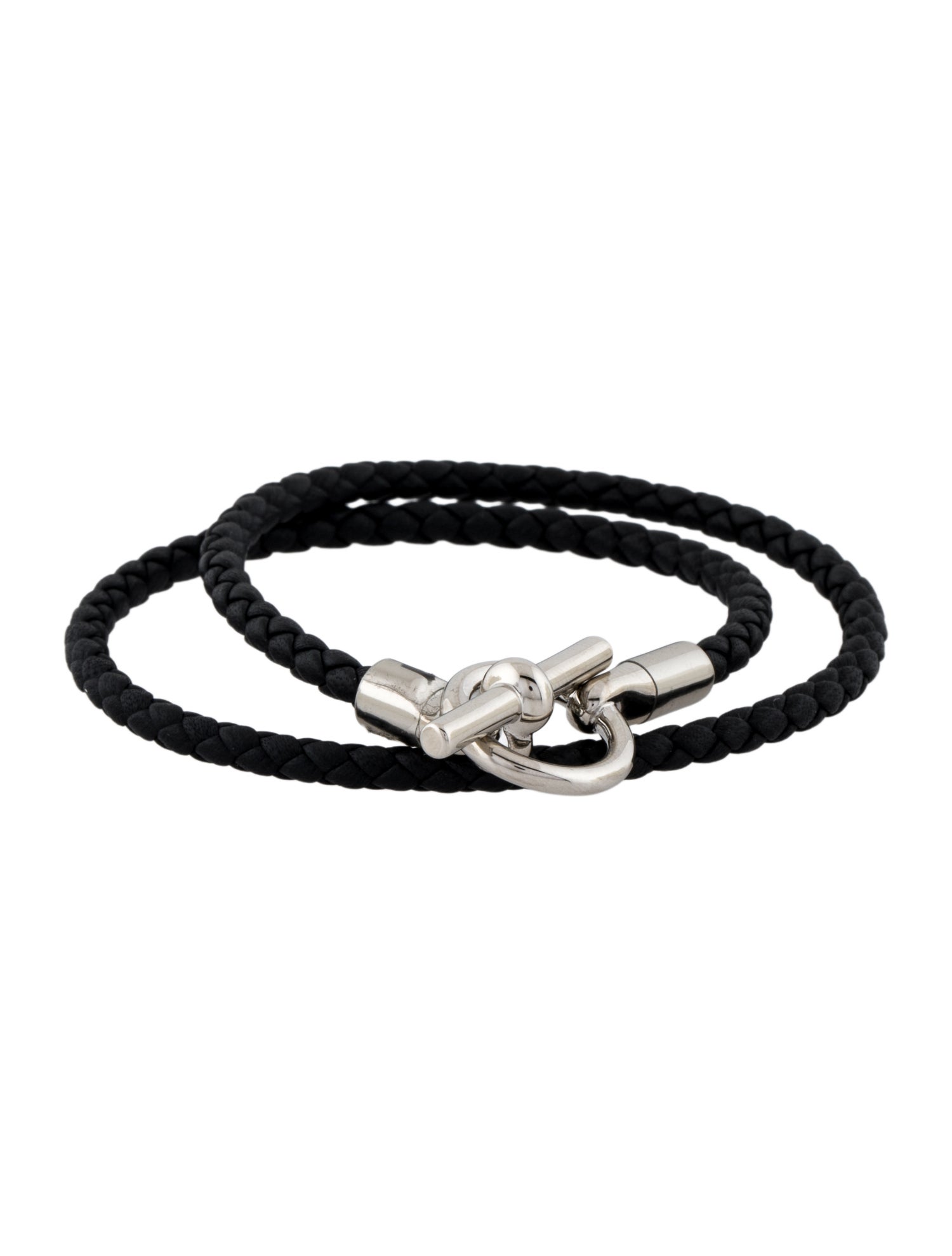 Hermès Leather Glenan Double Tour Wrap Bracelet