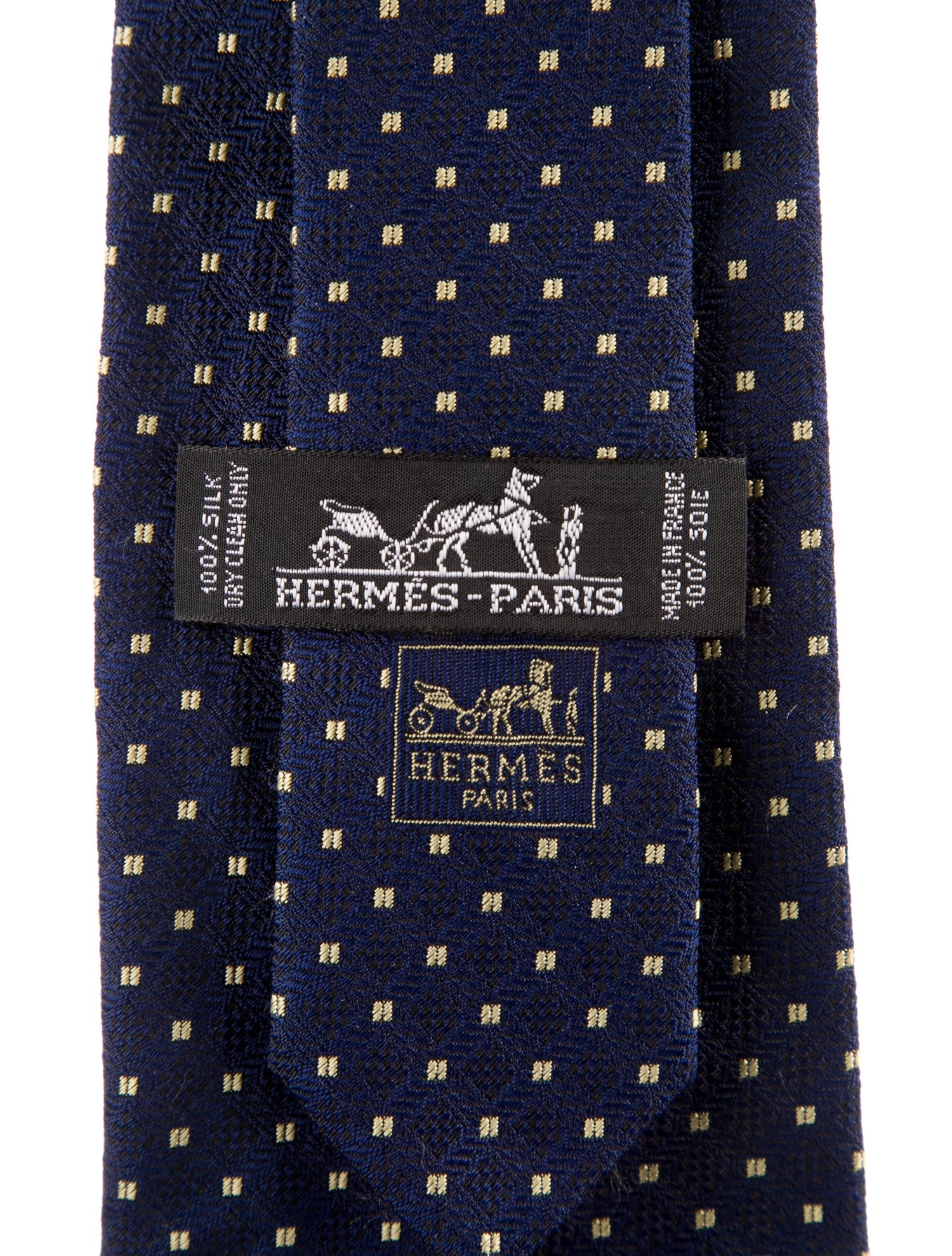 Hermès Silk Patterned Tie