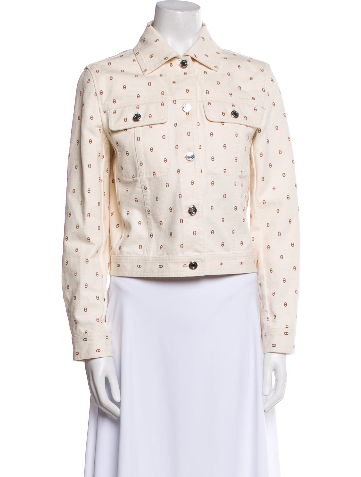 Hermès Printed Evening Jacket w/ Tags