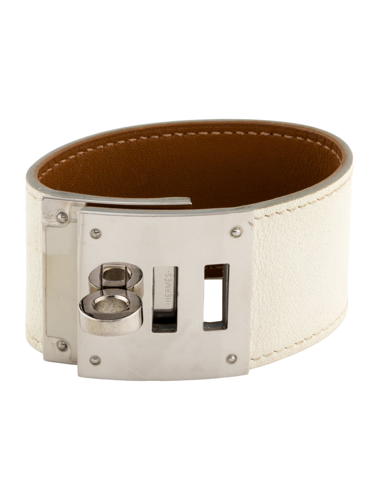 Hermès Leather Kelly Dog Wrap Bracelet