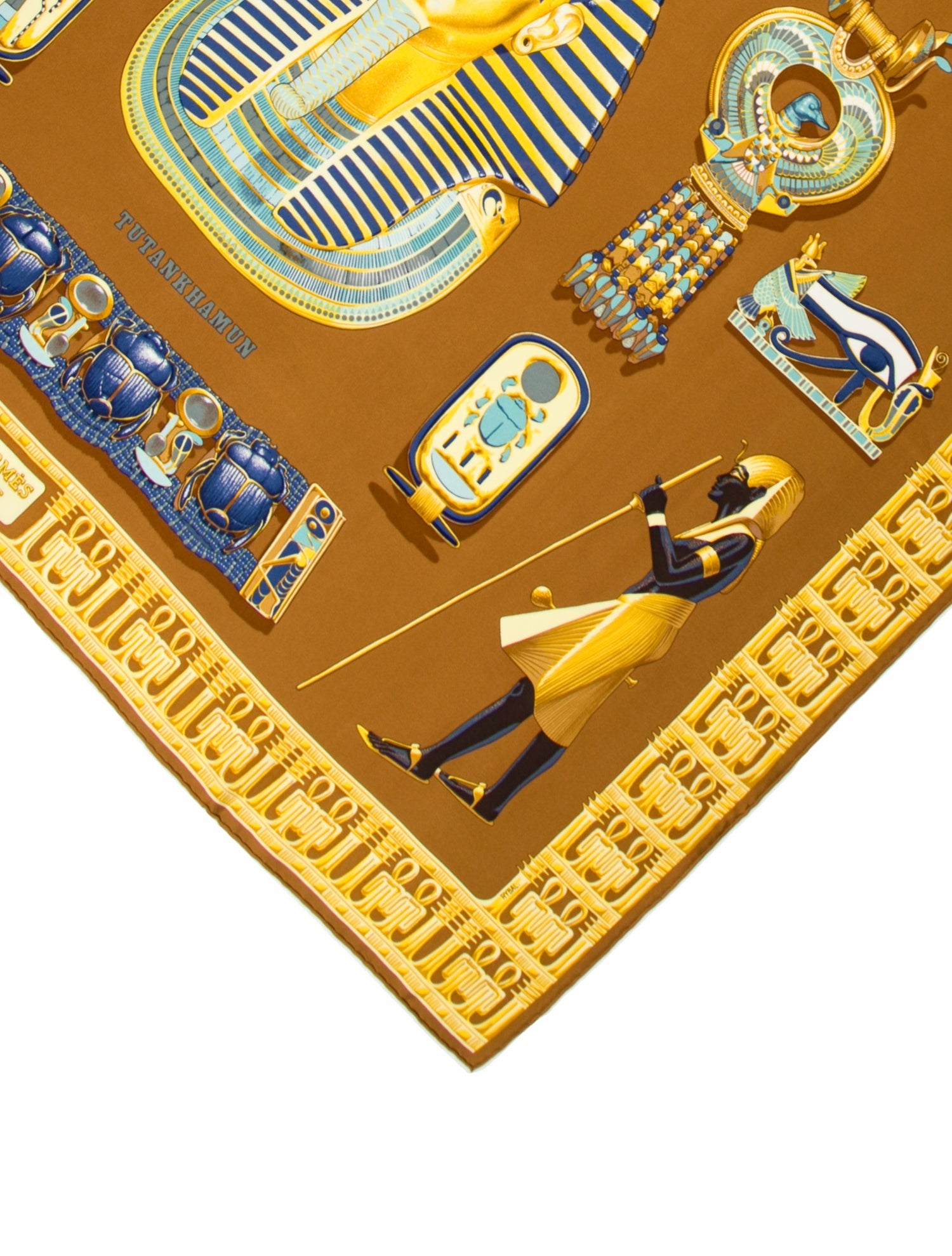 Hermès Tutankhamun Silk Scarf