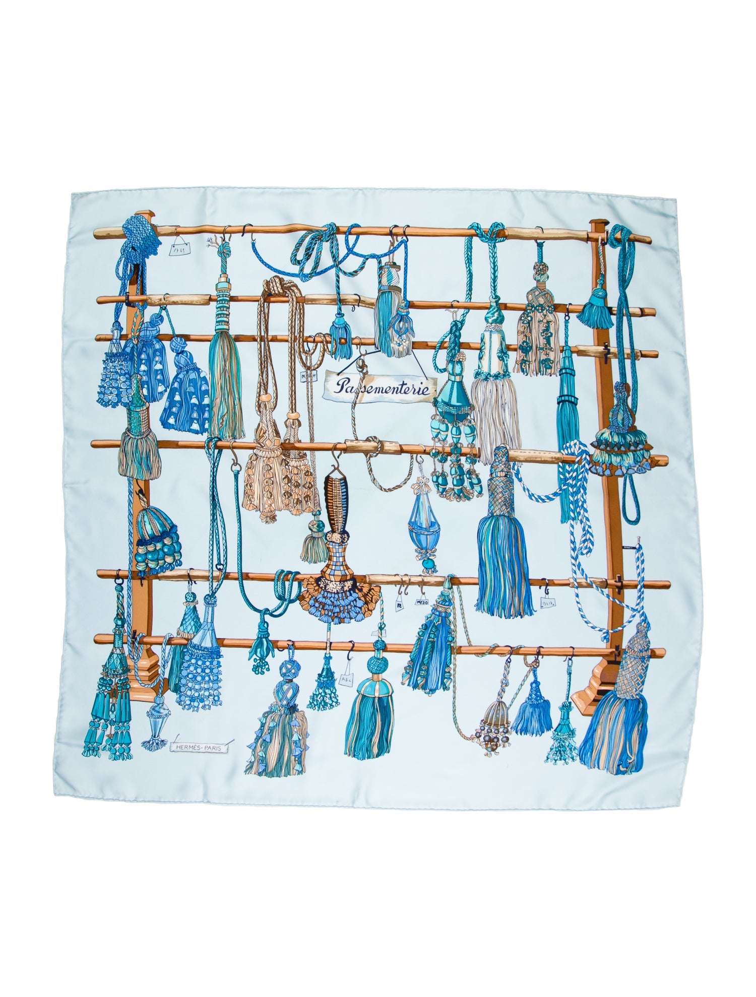 Hermès Passementerie Silk Scarf