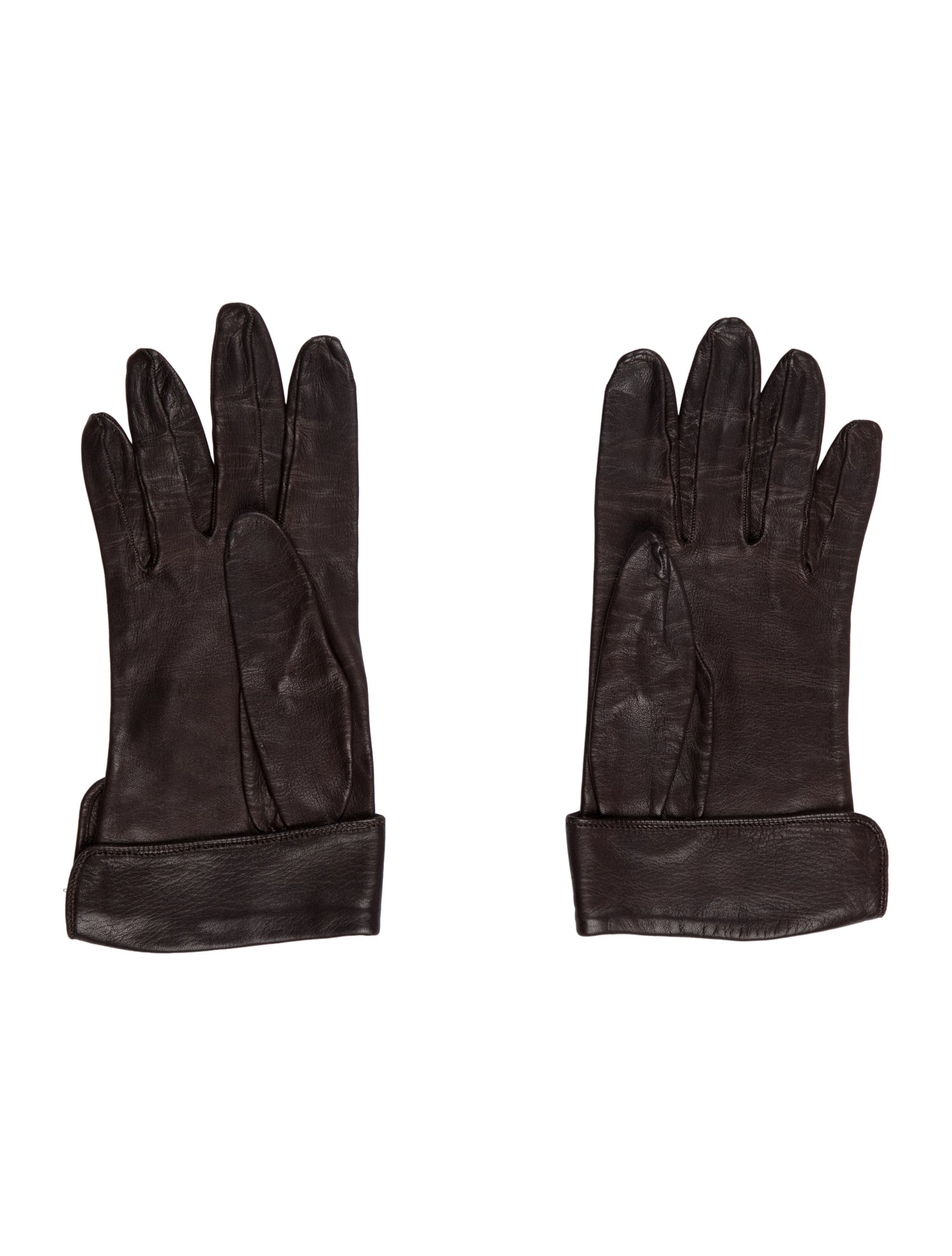 Hermès Studded Leather Gloves