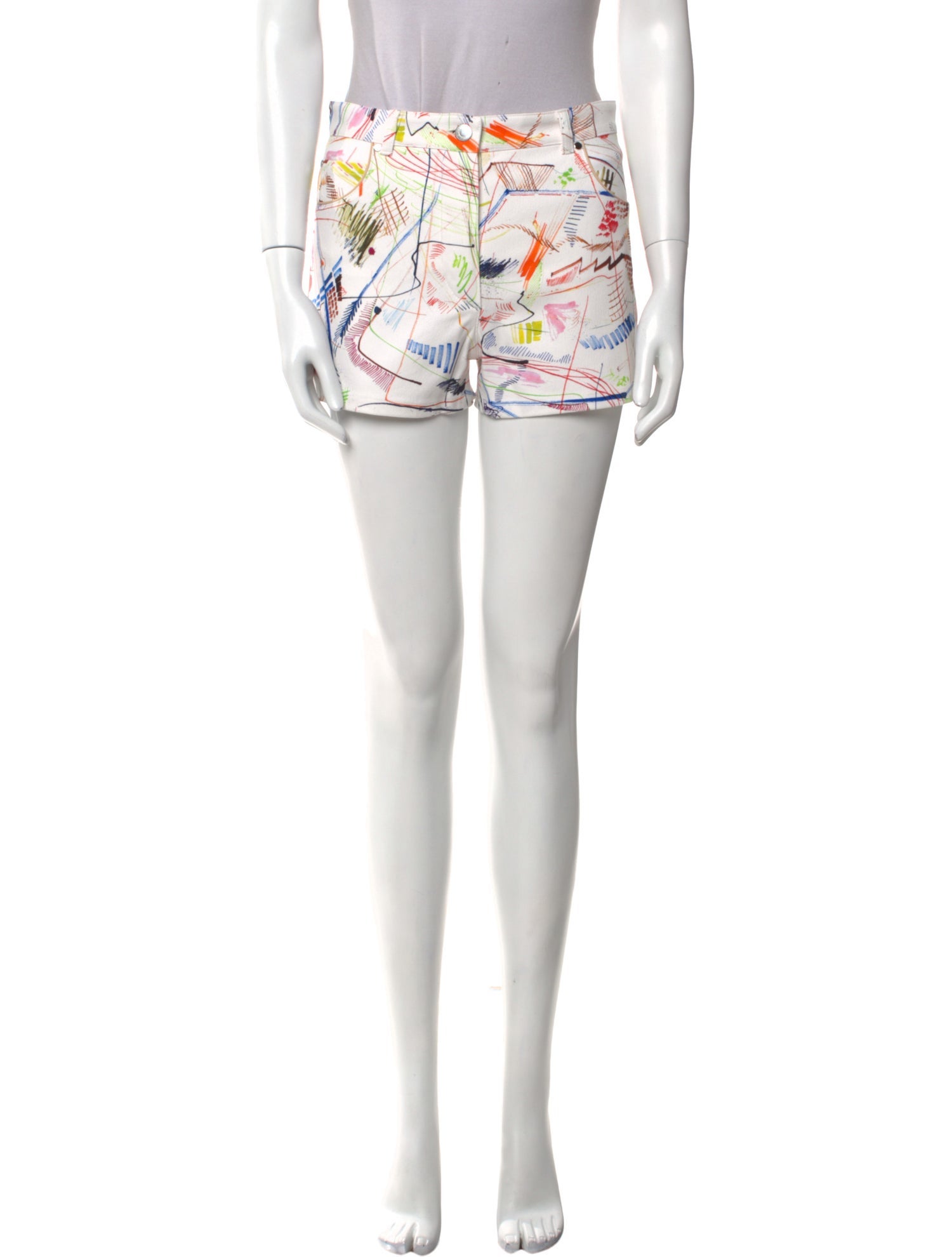 Hermès Printed Mini Shorts w/ Tags