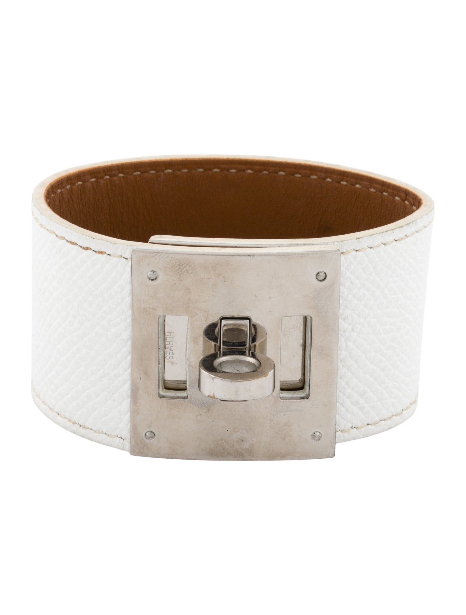 Hermès Leather Kelly Dog Wrap Bracelet