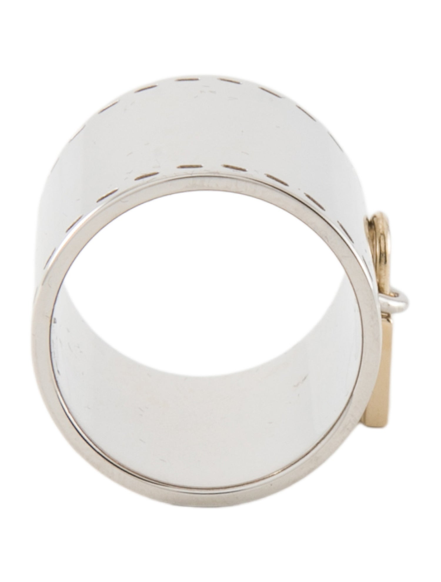 Hermès Cadena Scarf Ring Metal Scarf