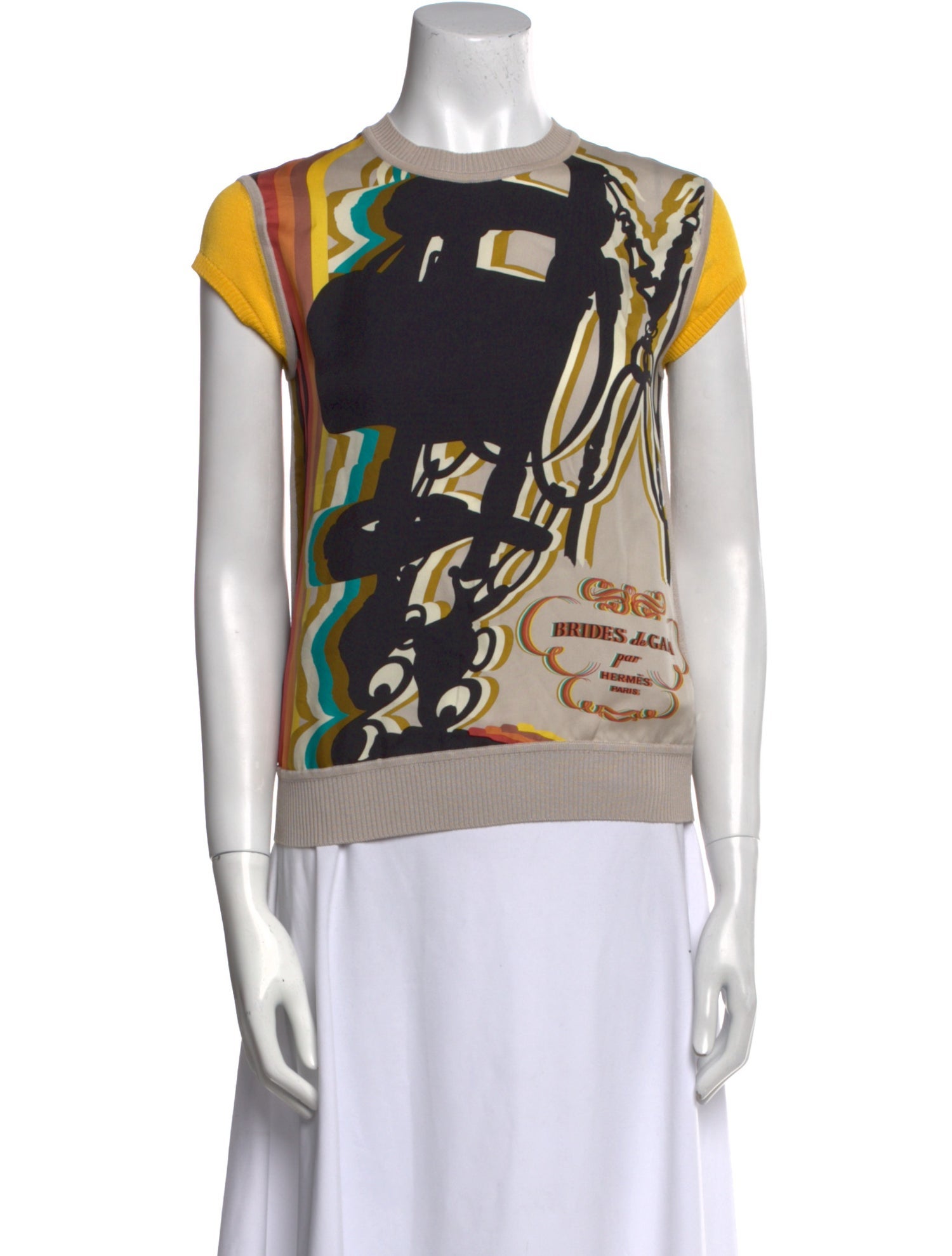 Hermès Silk Printed T-Shirt