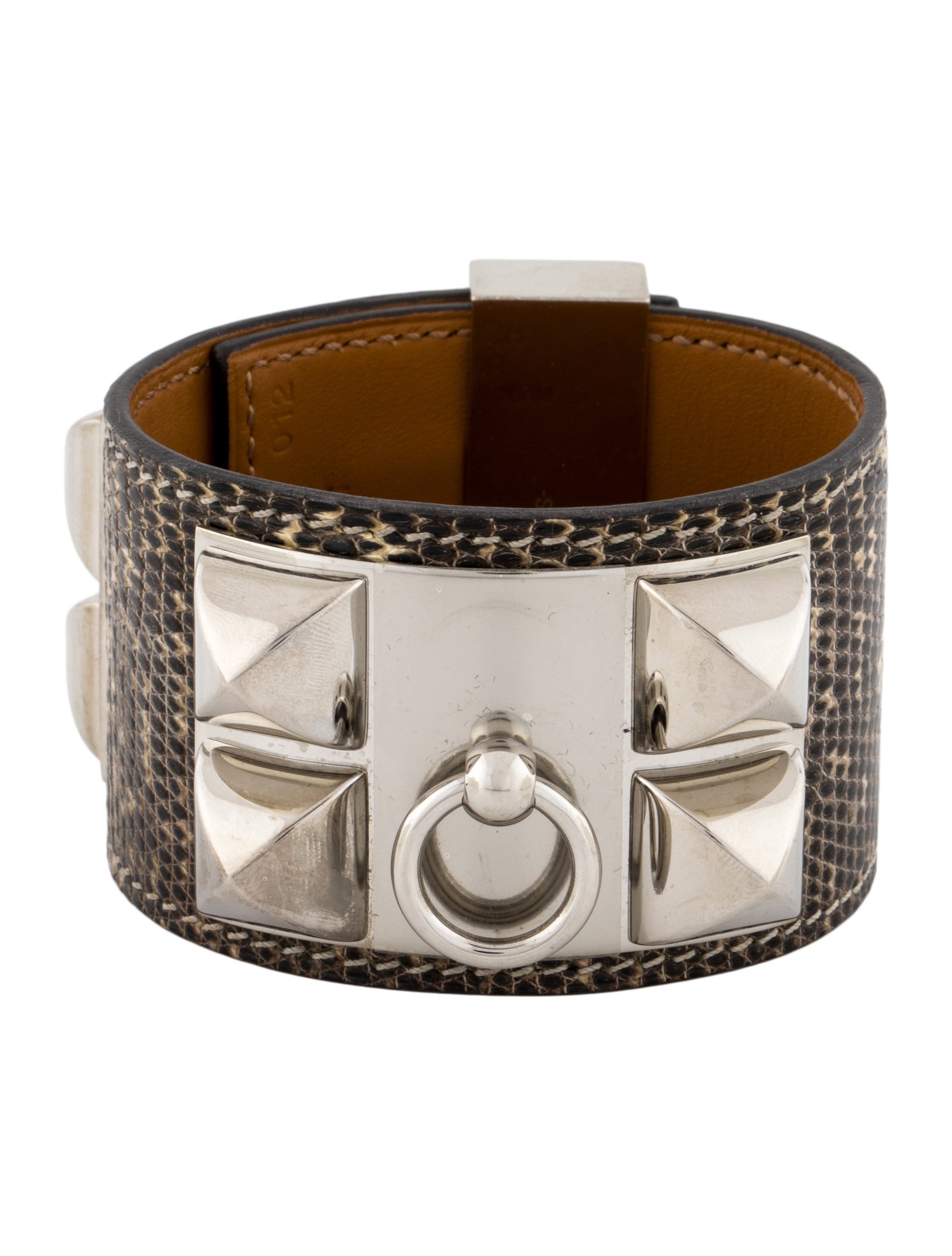 Hermès Lizard Collier de Chien Wrap Bracelet
