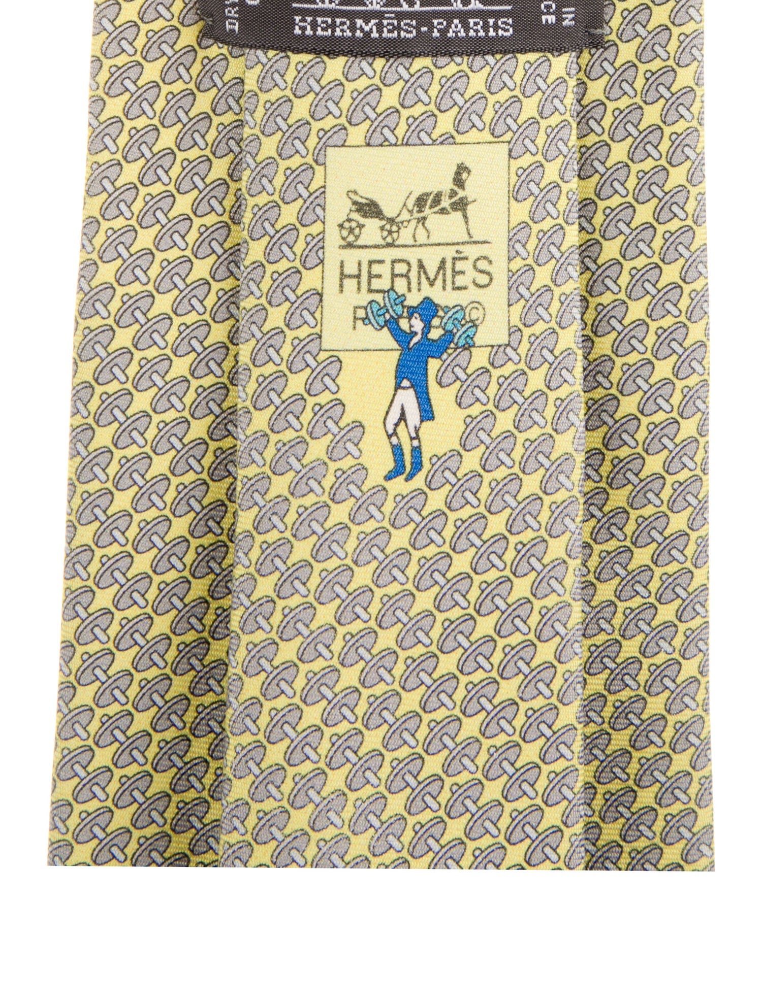 Hermès Silk Pattern Tie
