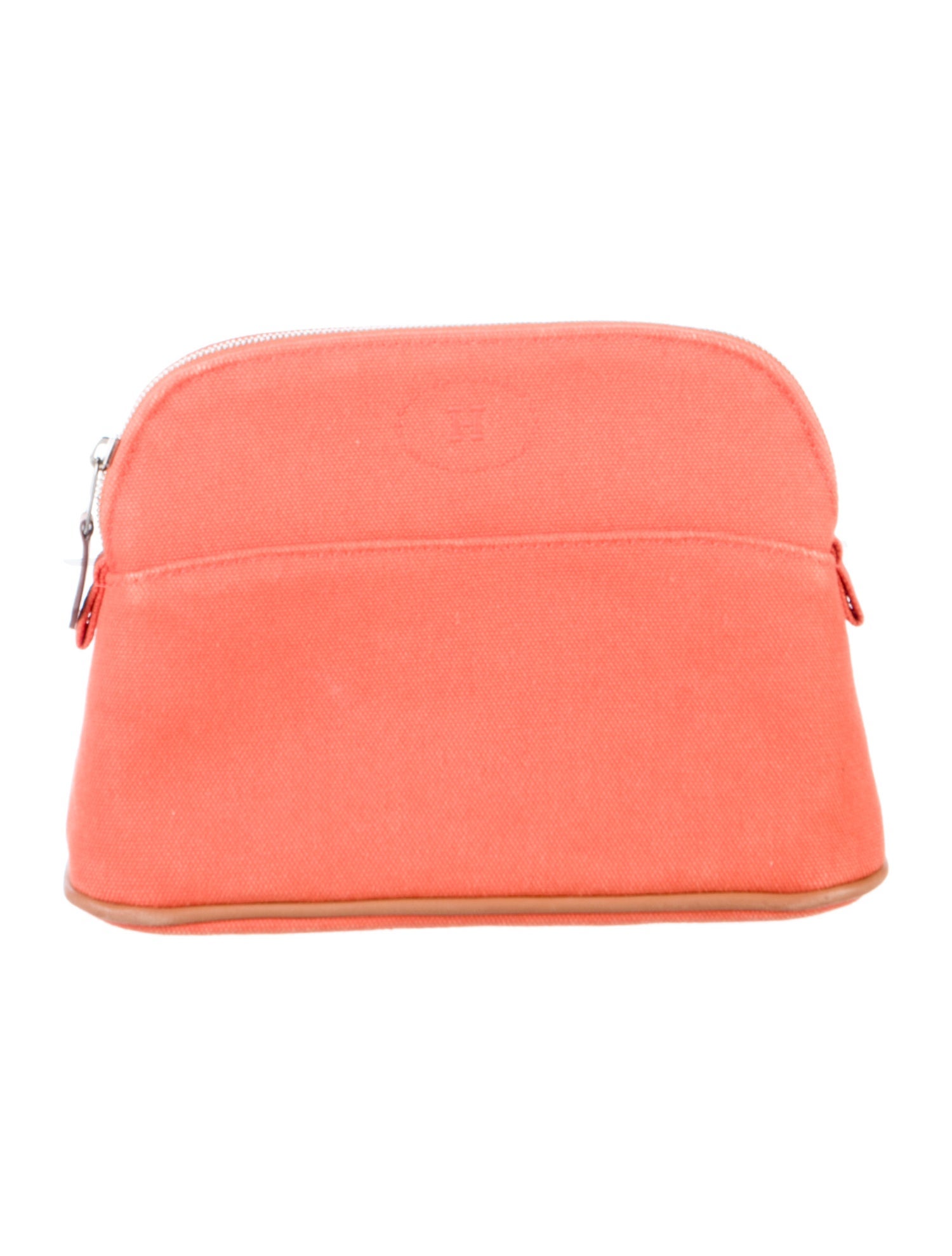 Hermès Toile Mini Bolide Cosmetic Pouch